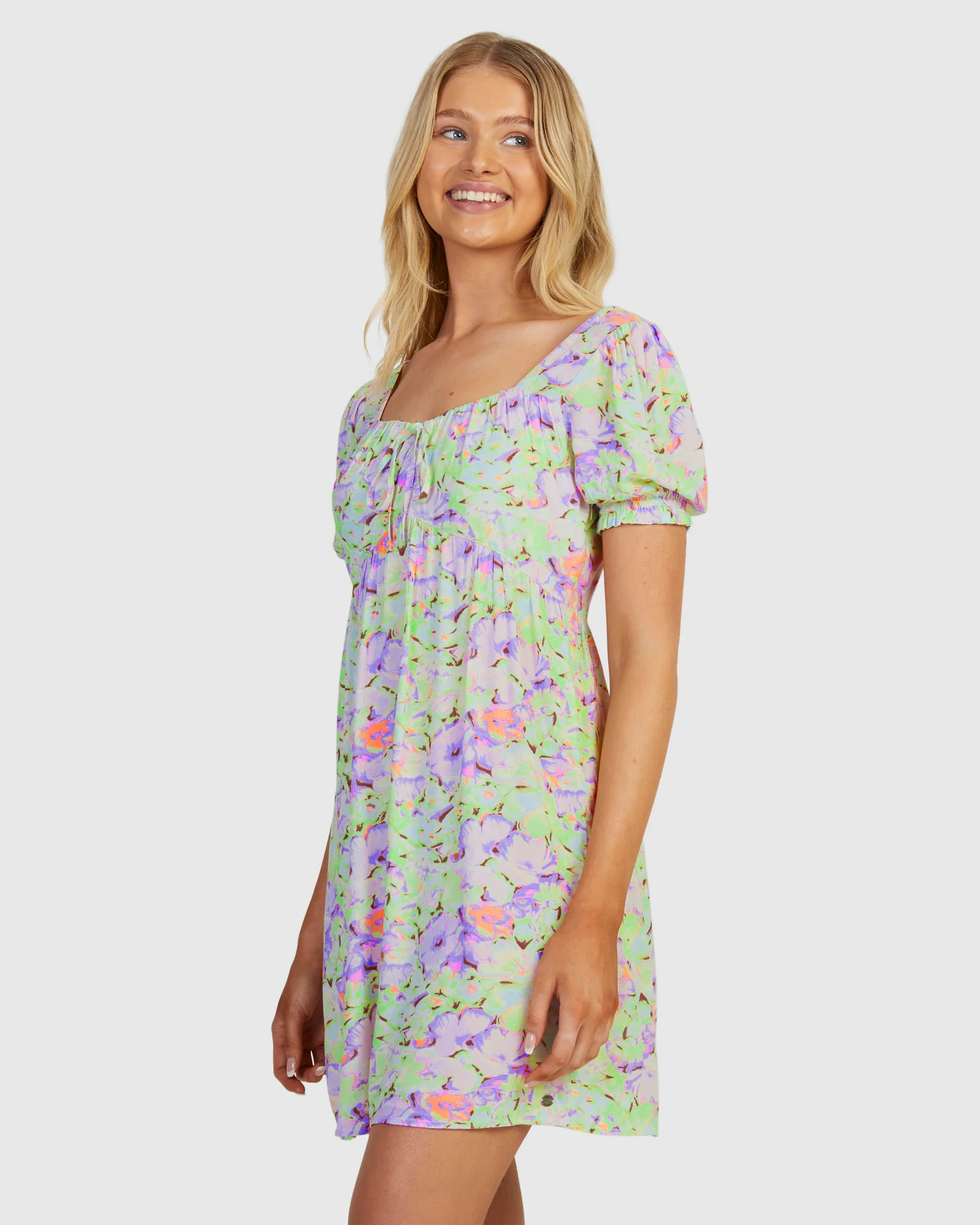 Womens Frill Bloom Dress Dress - Image 2
