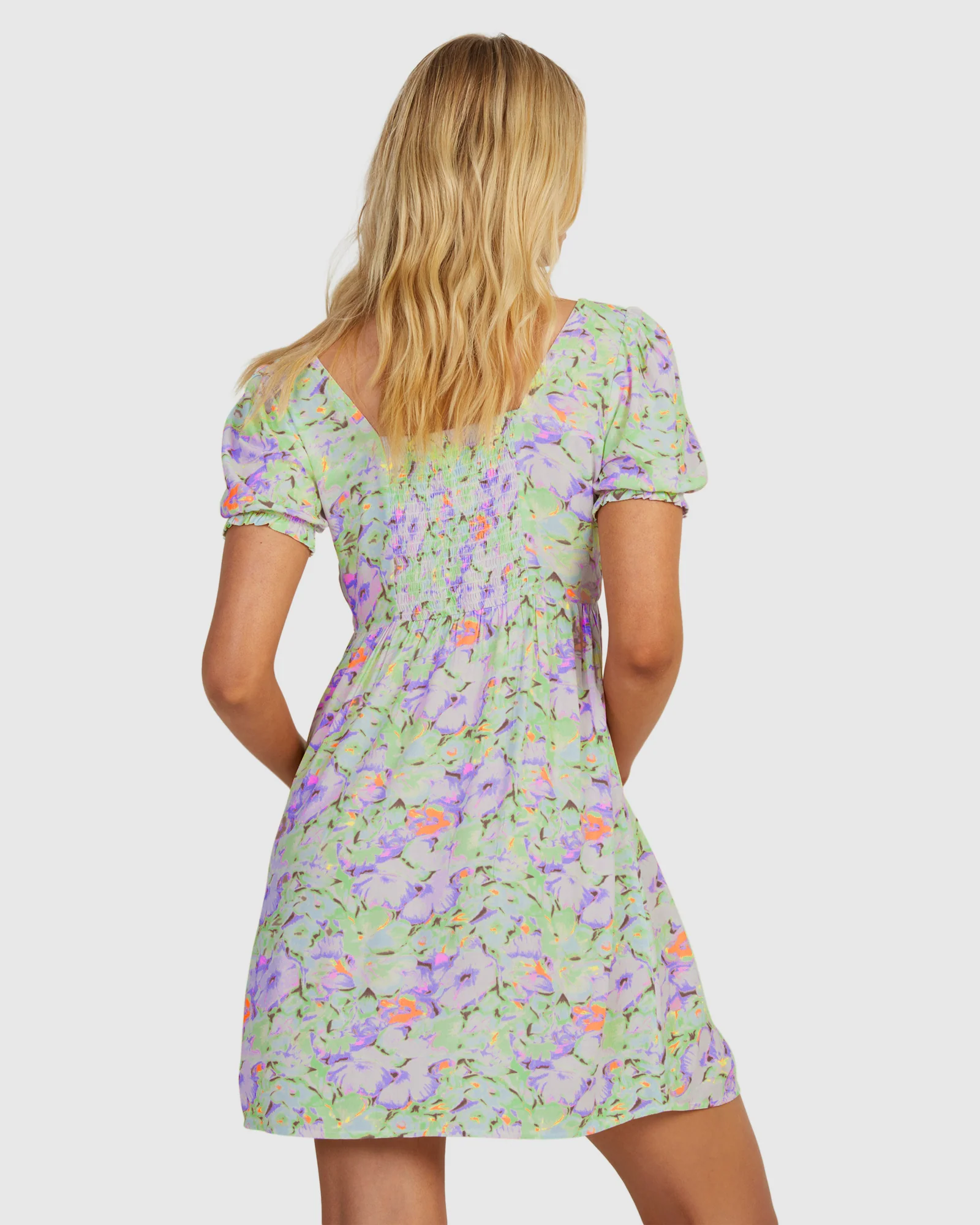 Womens Frill Bloom Dress Dress - Image 3