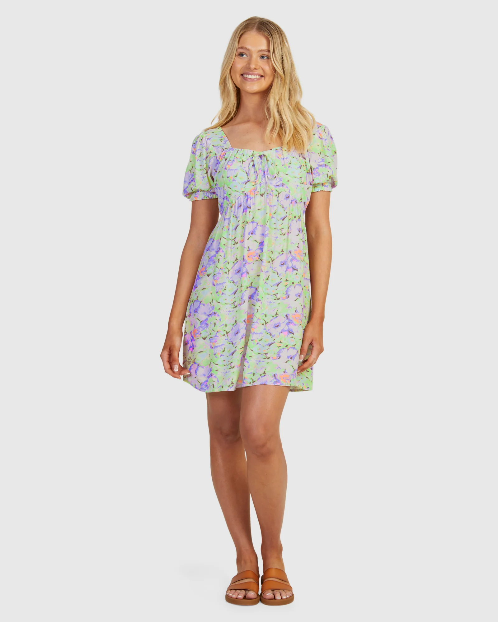 Womens Frill Bloom Dress Dress - Image 5