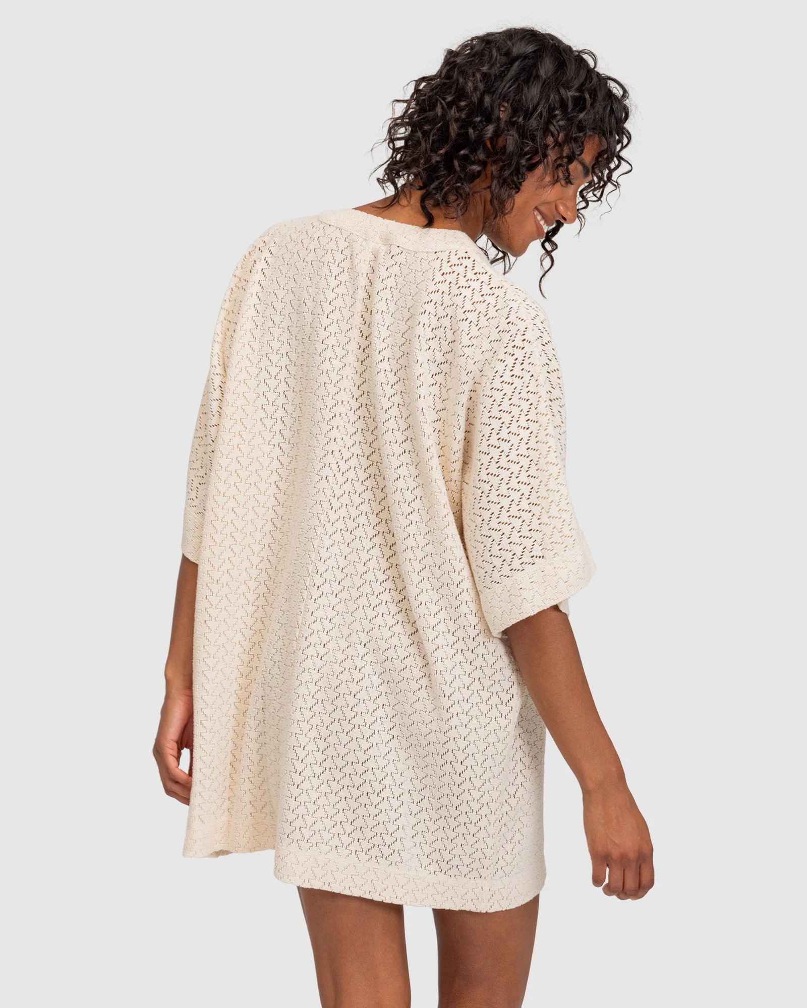 Womens Fun Swell Beach Kimono - Image 3