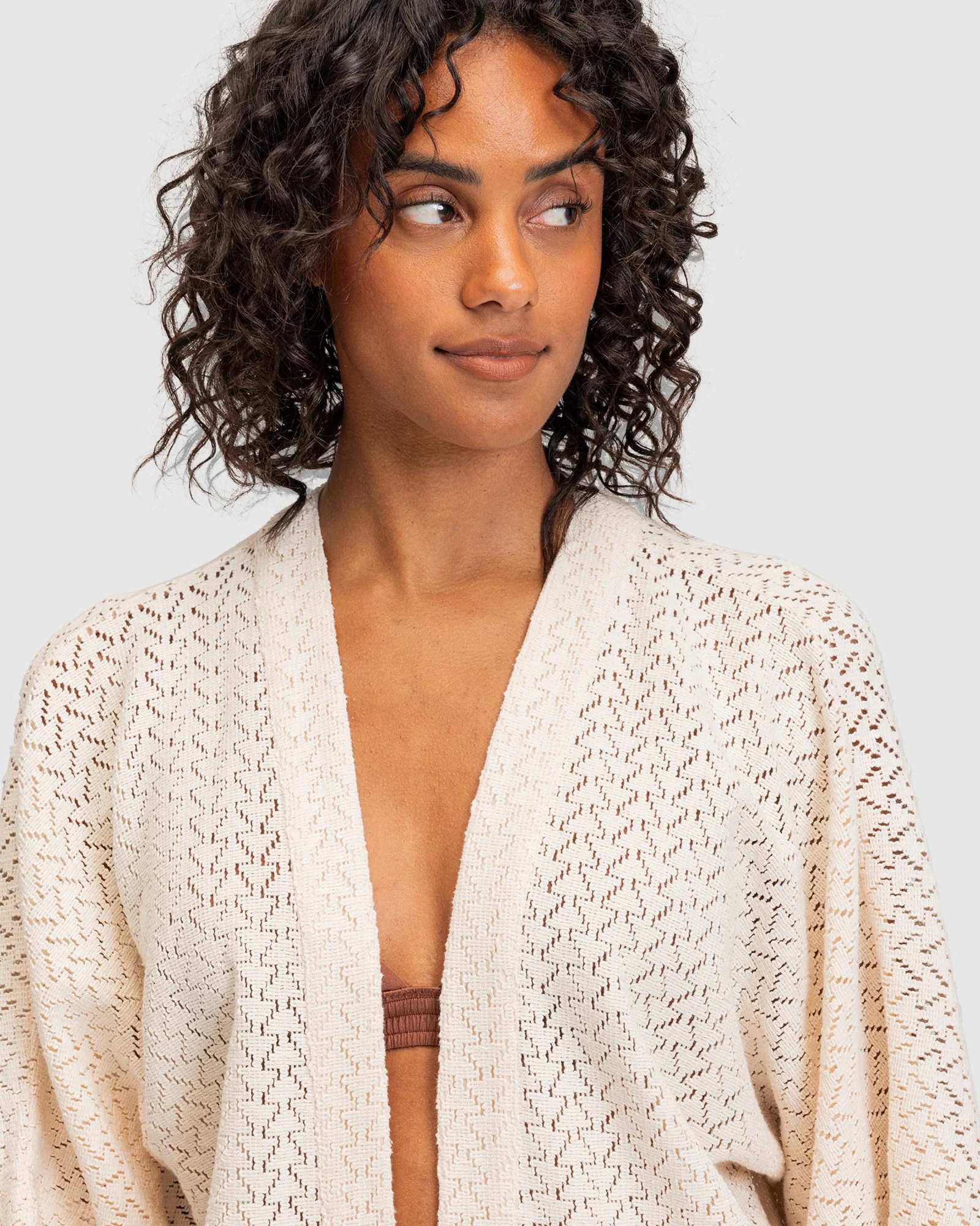 Womens Fun Swell Beach Kimono - Image 4