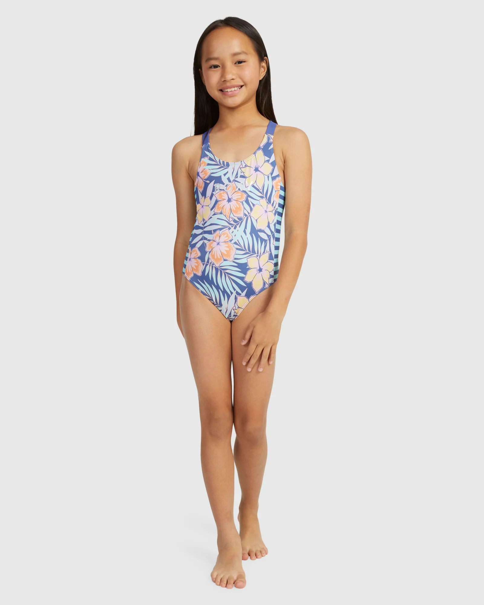 Girls 6-16 Funky Palm One Piece One Piece Swim - Image 5