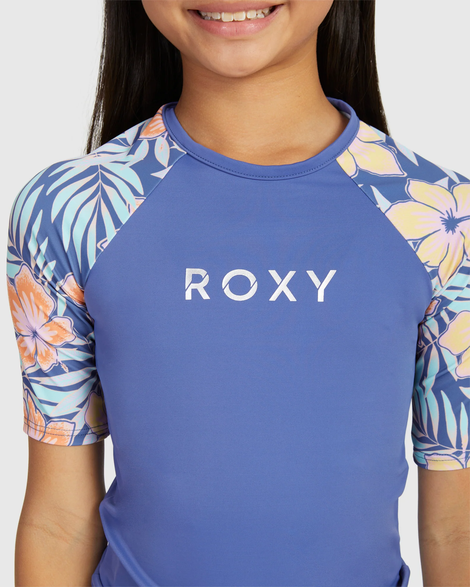 Girls Funky Palm Ss Lycra Rashguard - Image 4