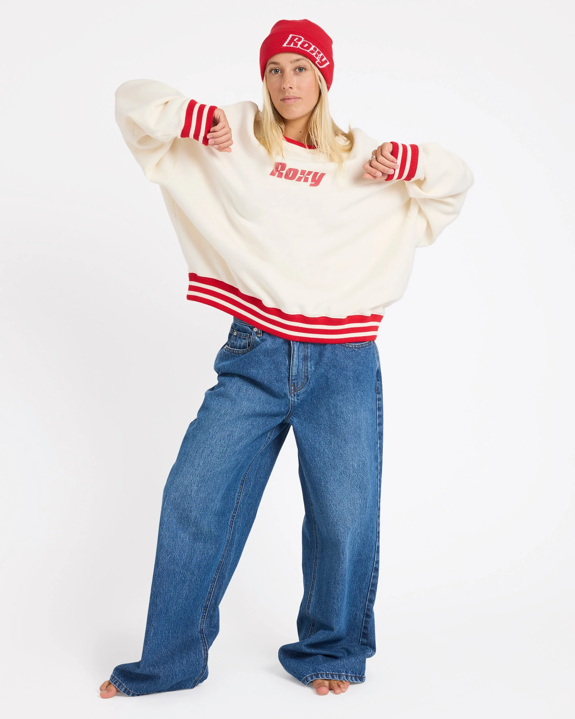 Womens Game Time Crew Neck - Image 6