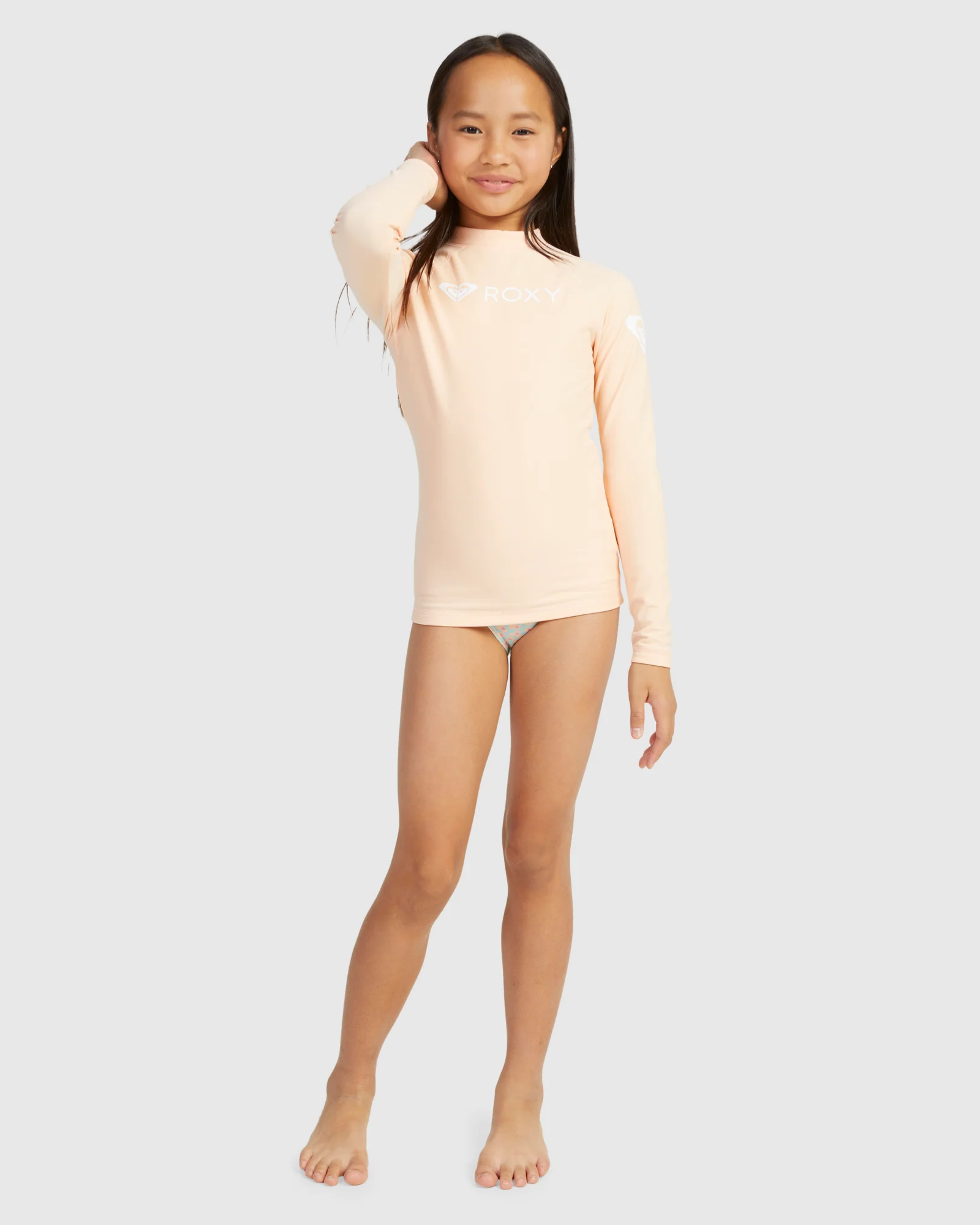 Girls Girl Heater Ls Lycra Rashguard - Image 5
