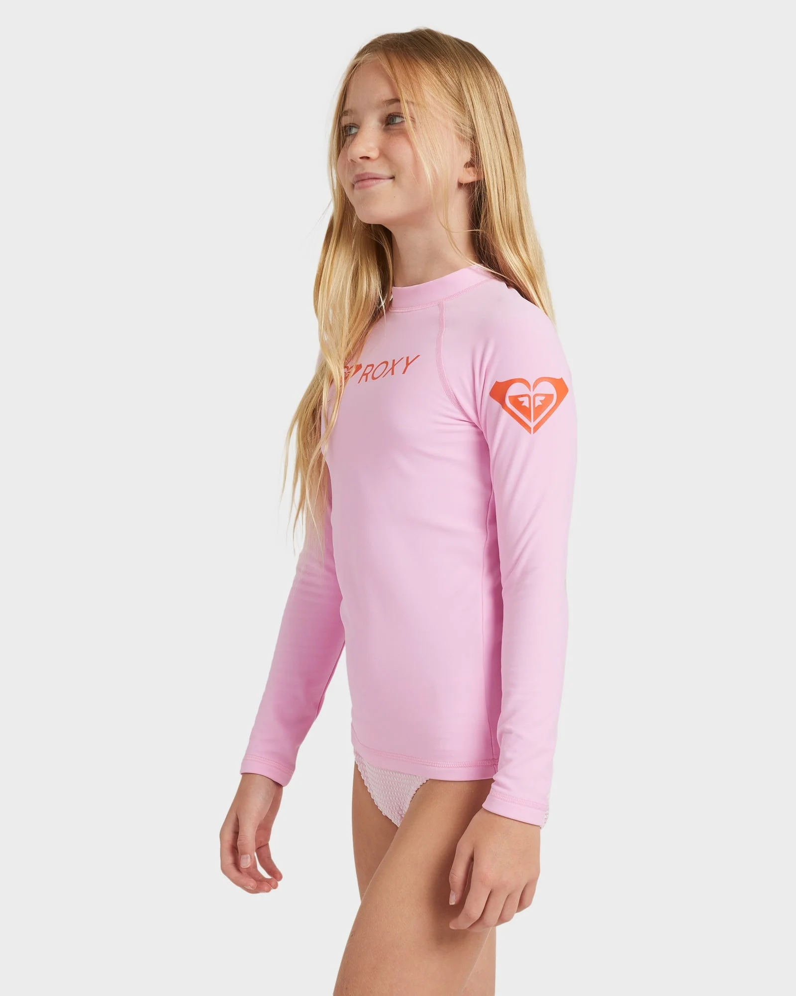 Girls 8-16 Heater Long Sleeve Rash Vest - Image 2