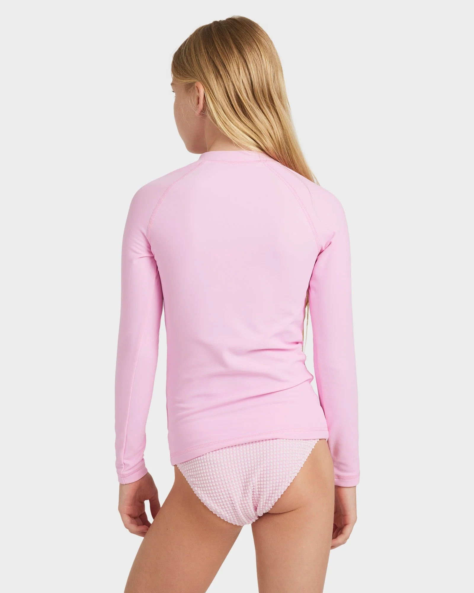 Girls 8-16 Heater Long Sleeve Rash Vest - Image 3