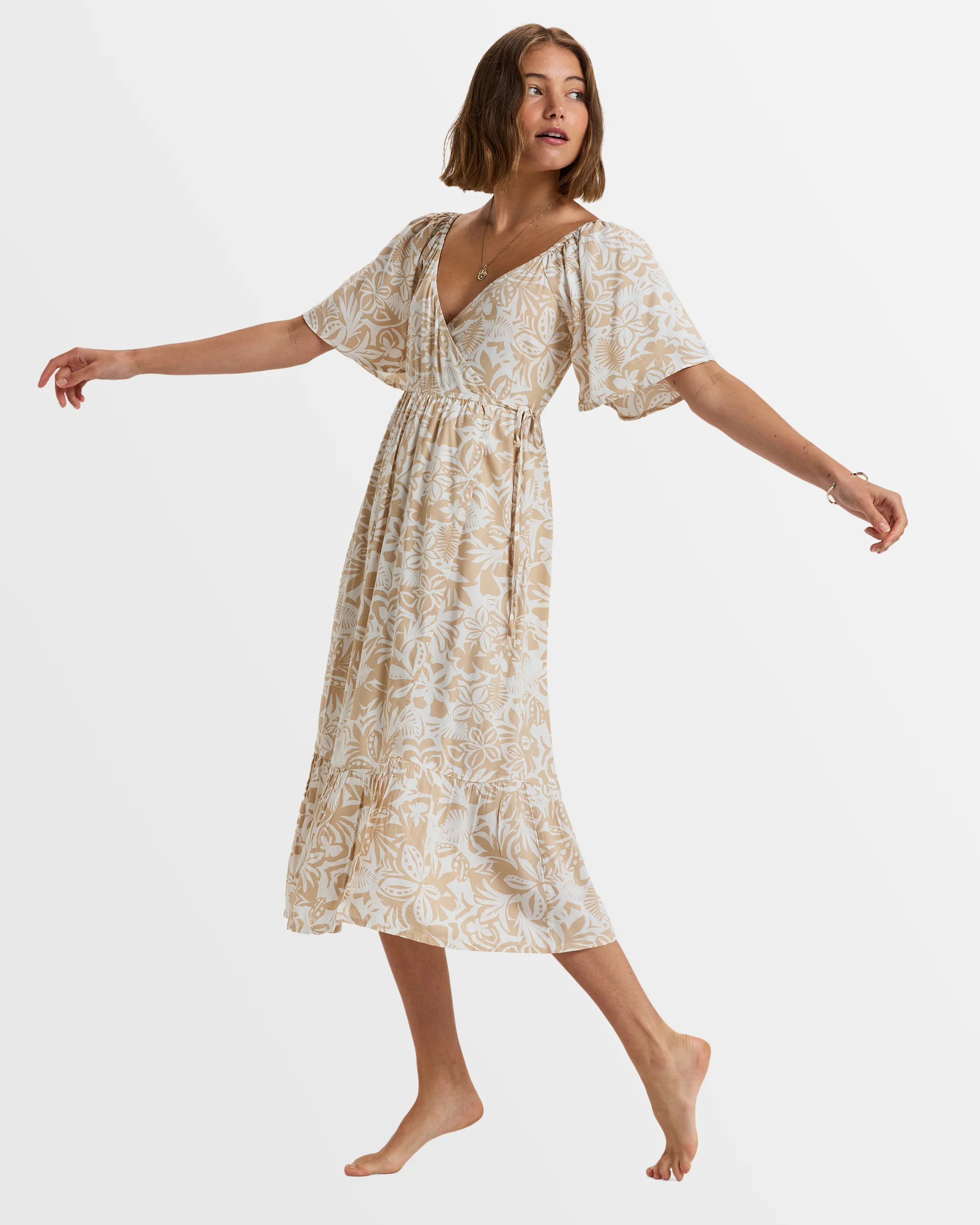 Womens Golden Coast Midi Dress - Image 2