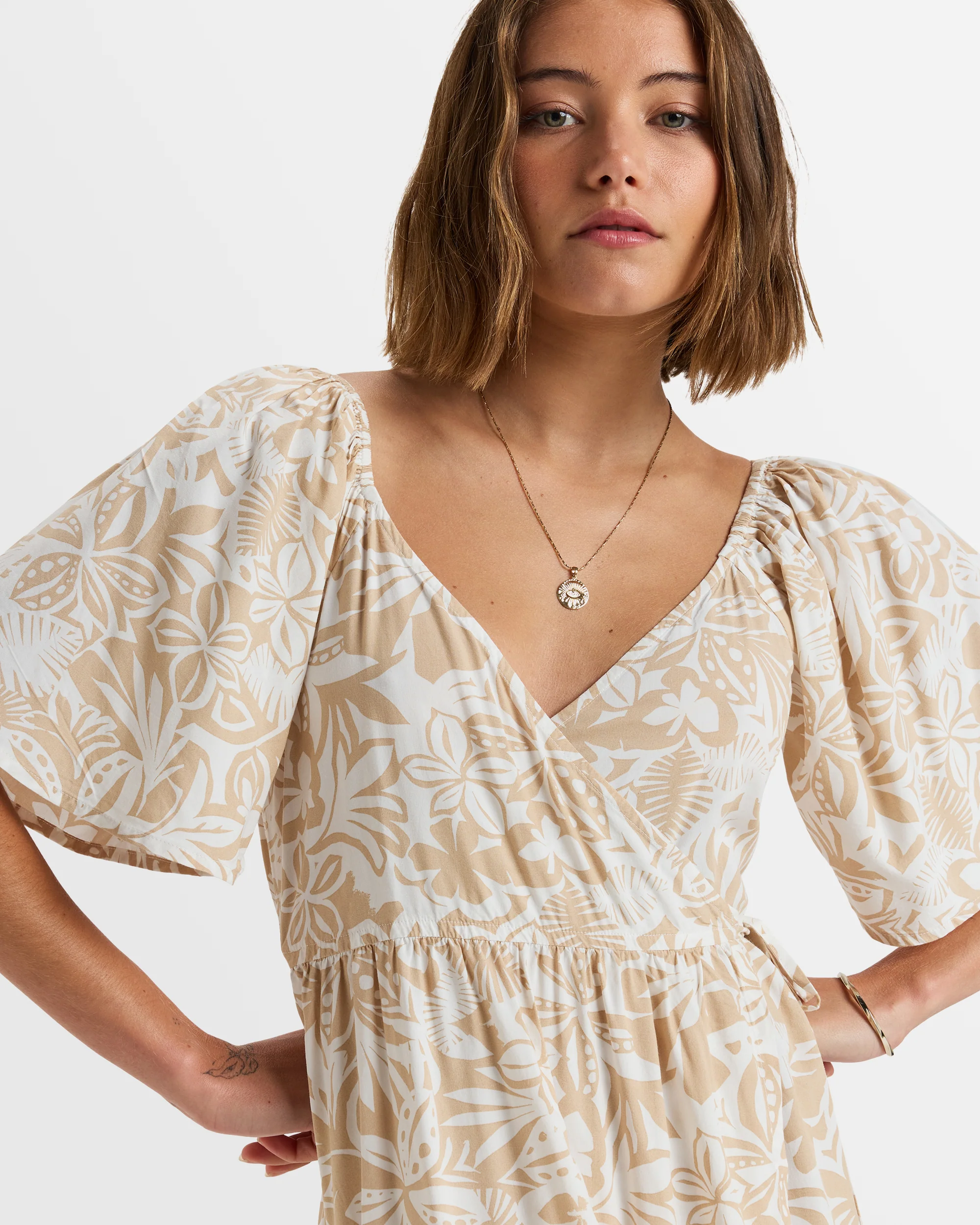 Womens Golden Coast Midi Dress - Image 4