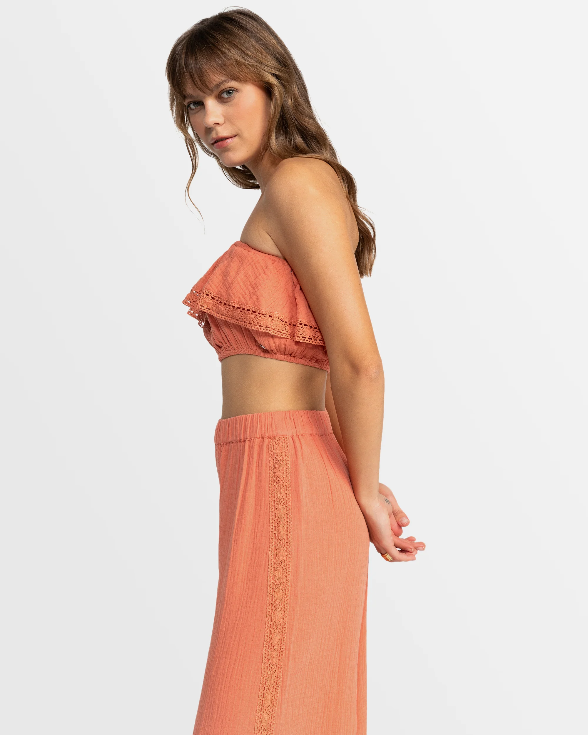 Womens Golden Tropic Halter Top - Image 5