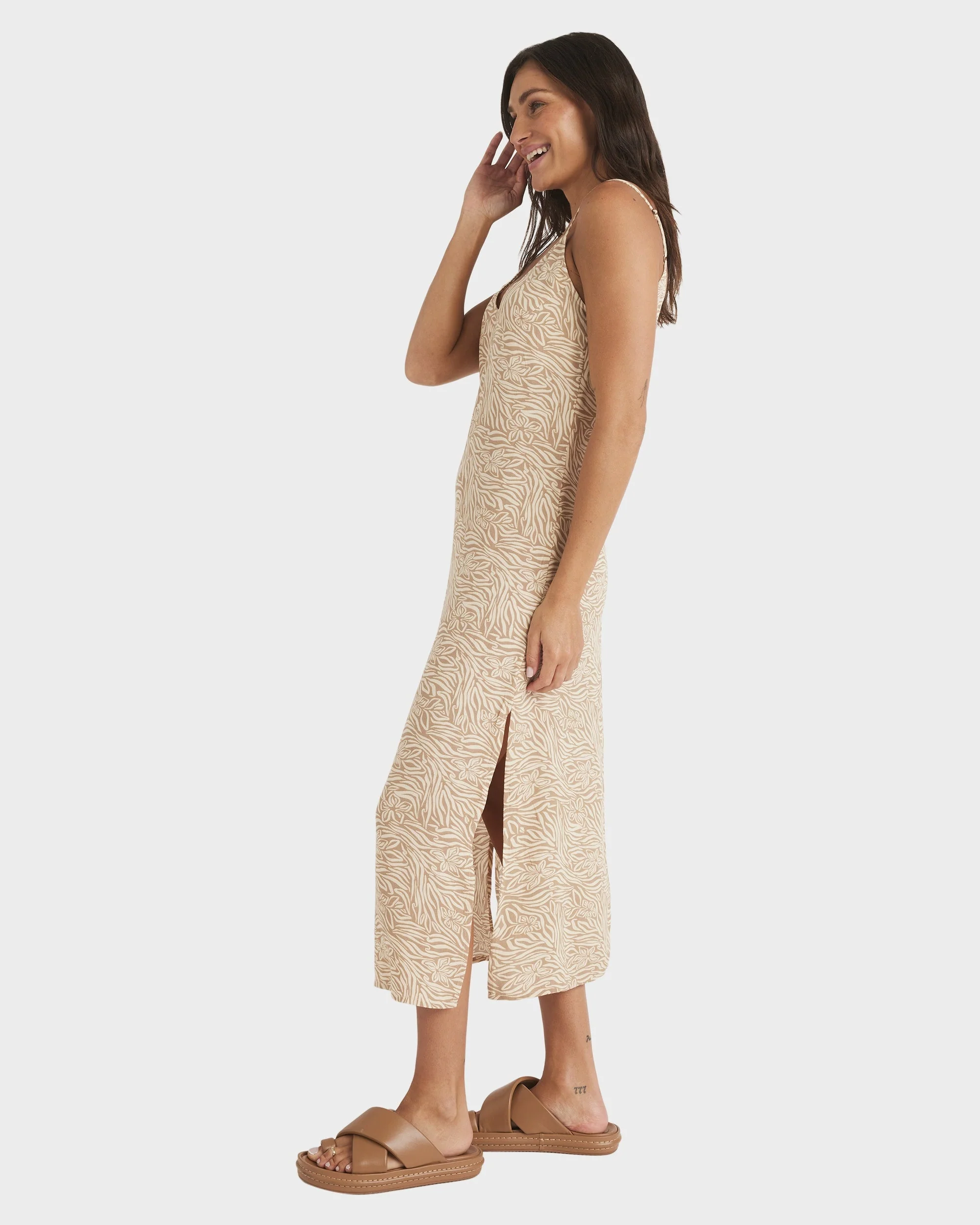 Womens Gone WIld Stay Sunny Midi Dress - Image 3