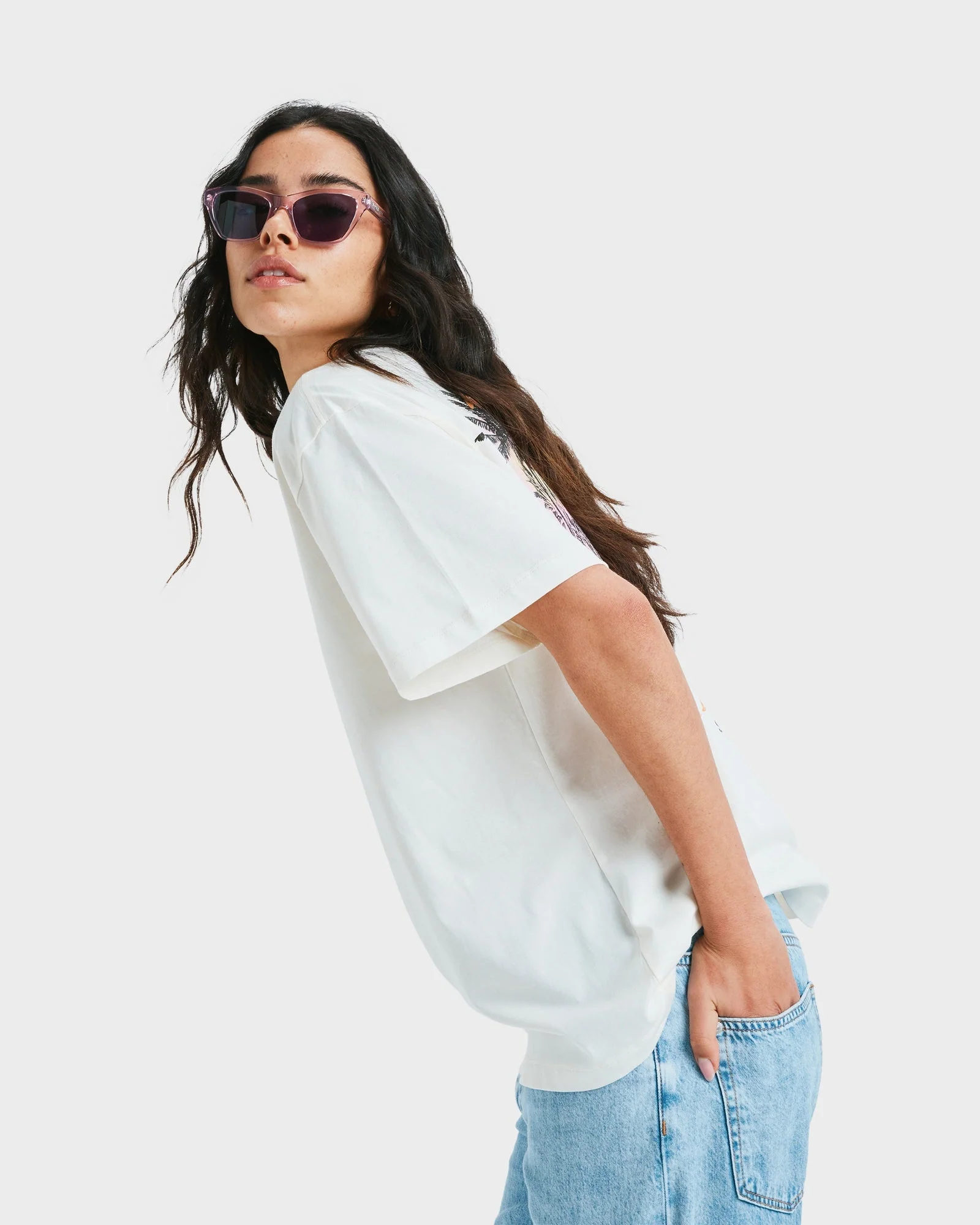 Womens Hangloose Postet T-Shirt - Image 2