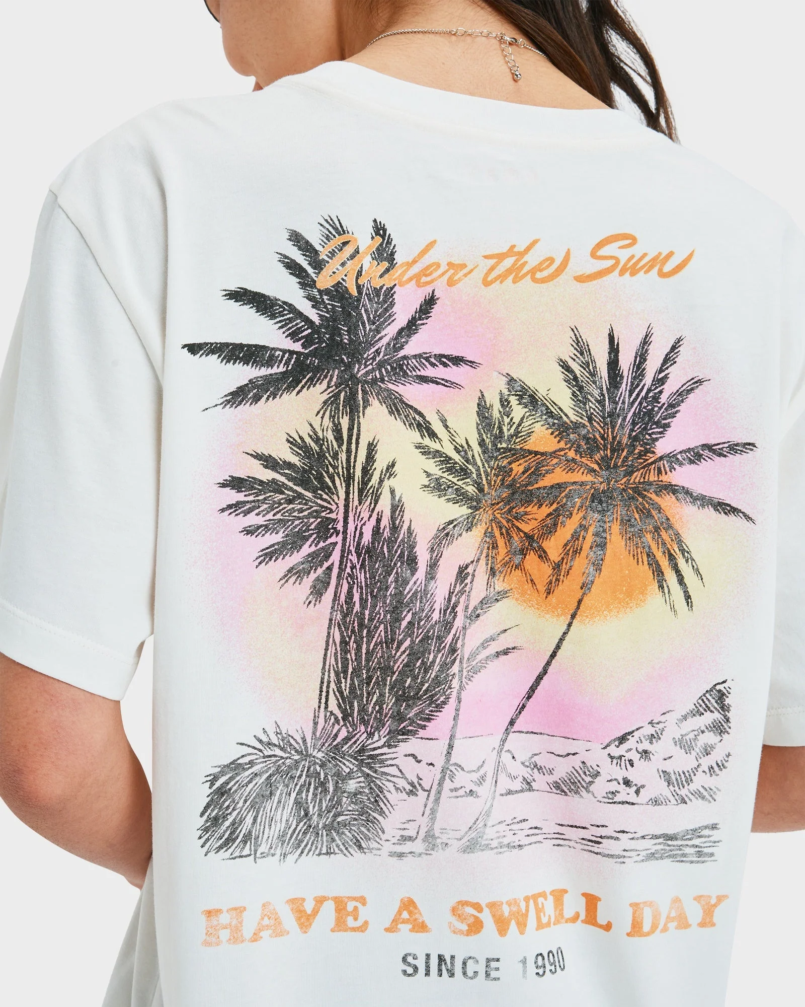 Womens Hangloose Postet T-Shirt - Image 3
