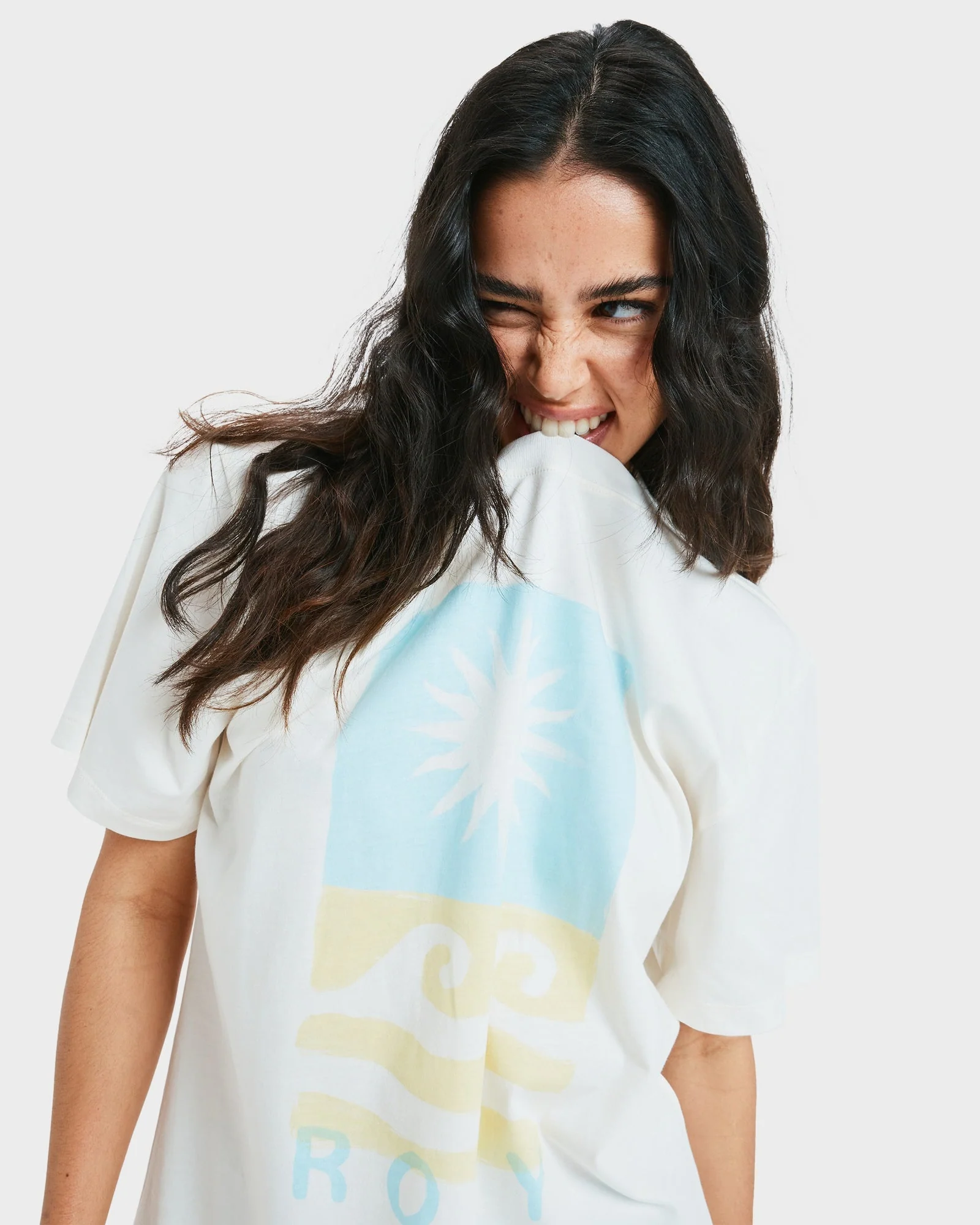 Womens Hangloose Postet T-Shirt - Image 3