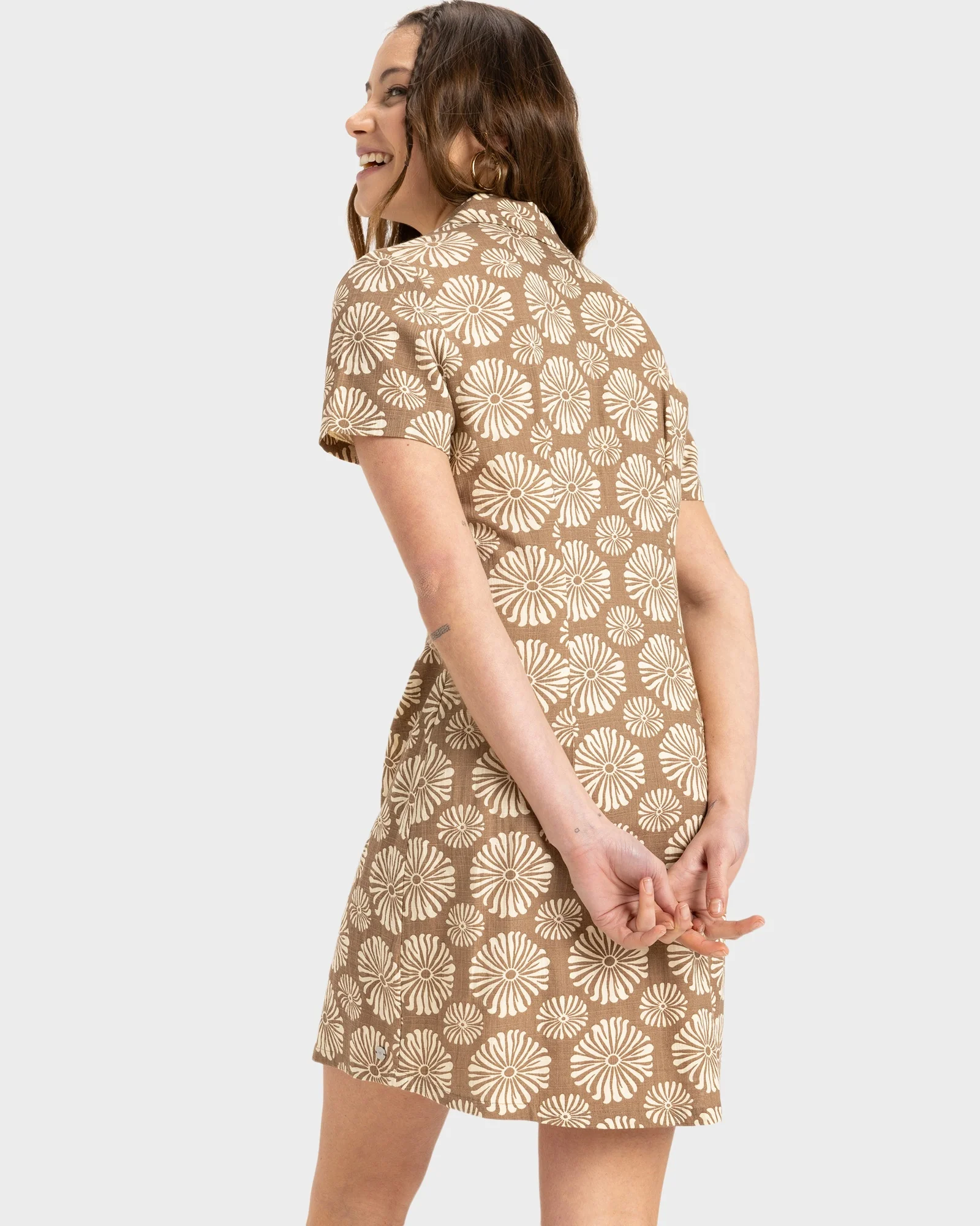 Womens Happy Shiny Girls Mini Dress - Image 3