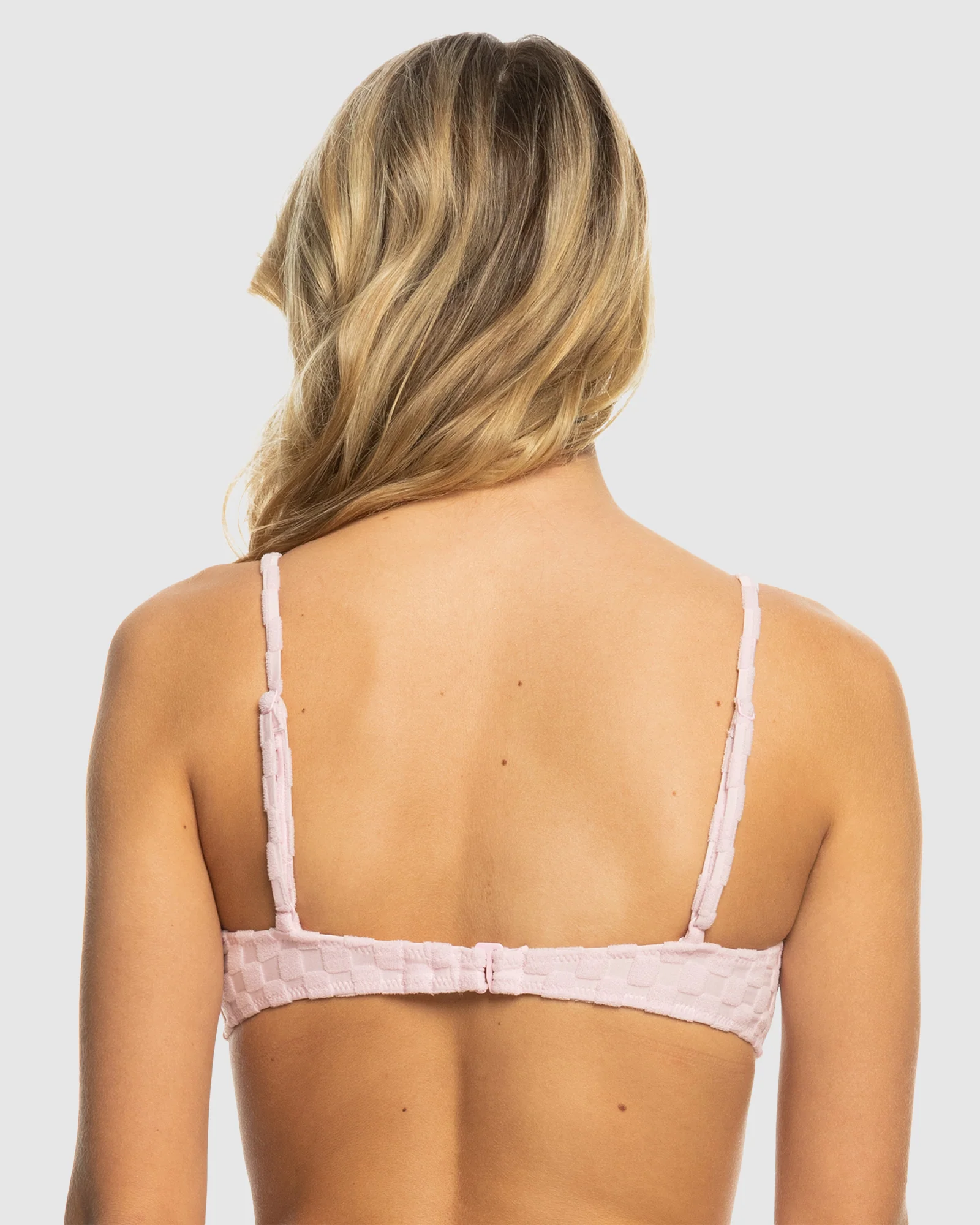 Womens Happy Terry Bralette Bikini Top - Image 2