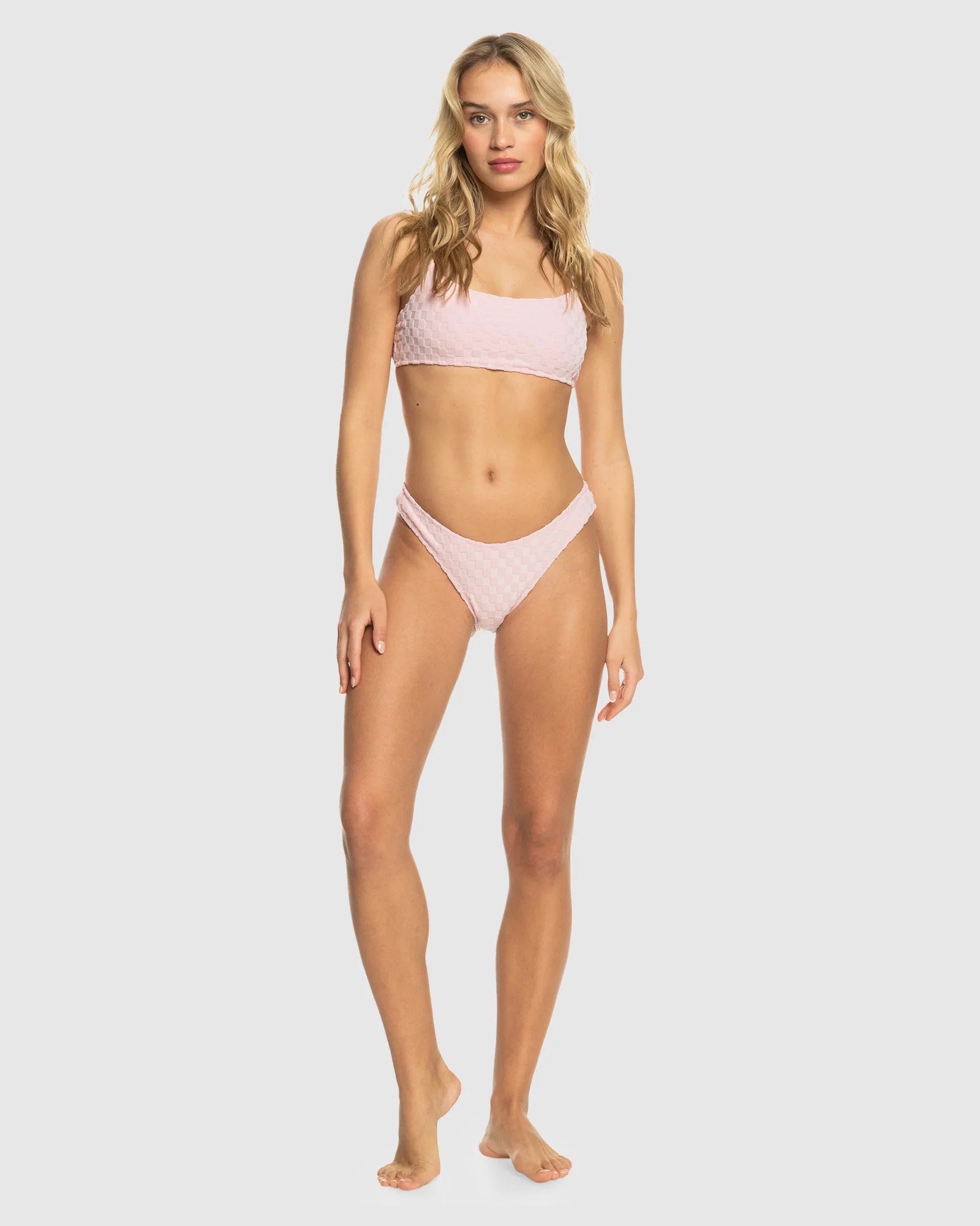 Womens Happy Terry High Leg Cheeky Bikini Bottom - Image 5
