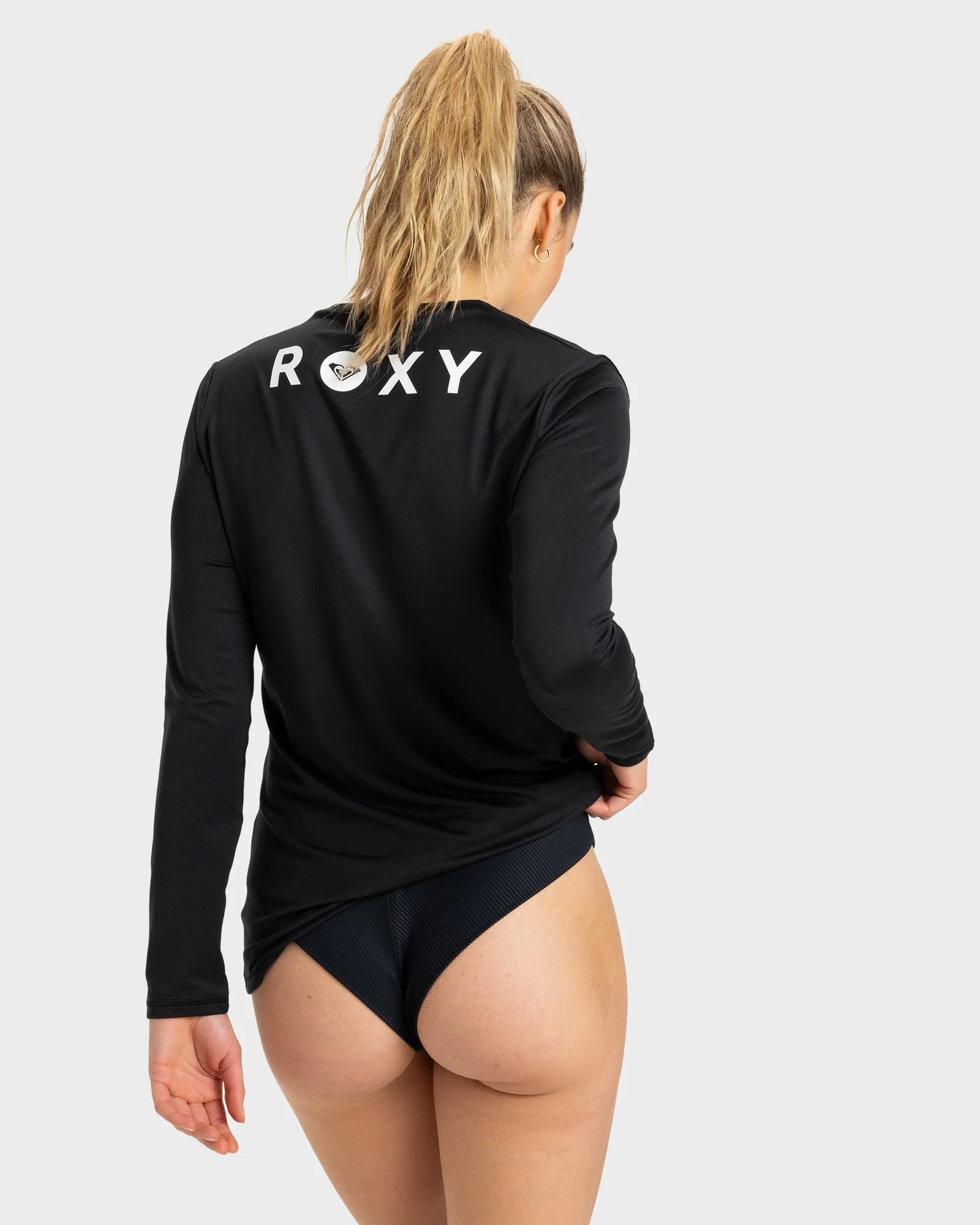 Womens Happy Waves Long Sleeve Rash Vest - Image 3