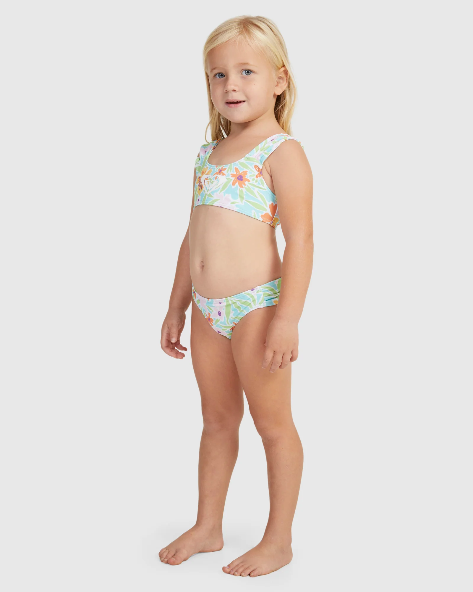 Girls 2-7 Hawaiian Spirit Bralette Set Bikini - Image 2