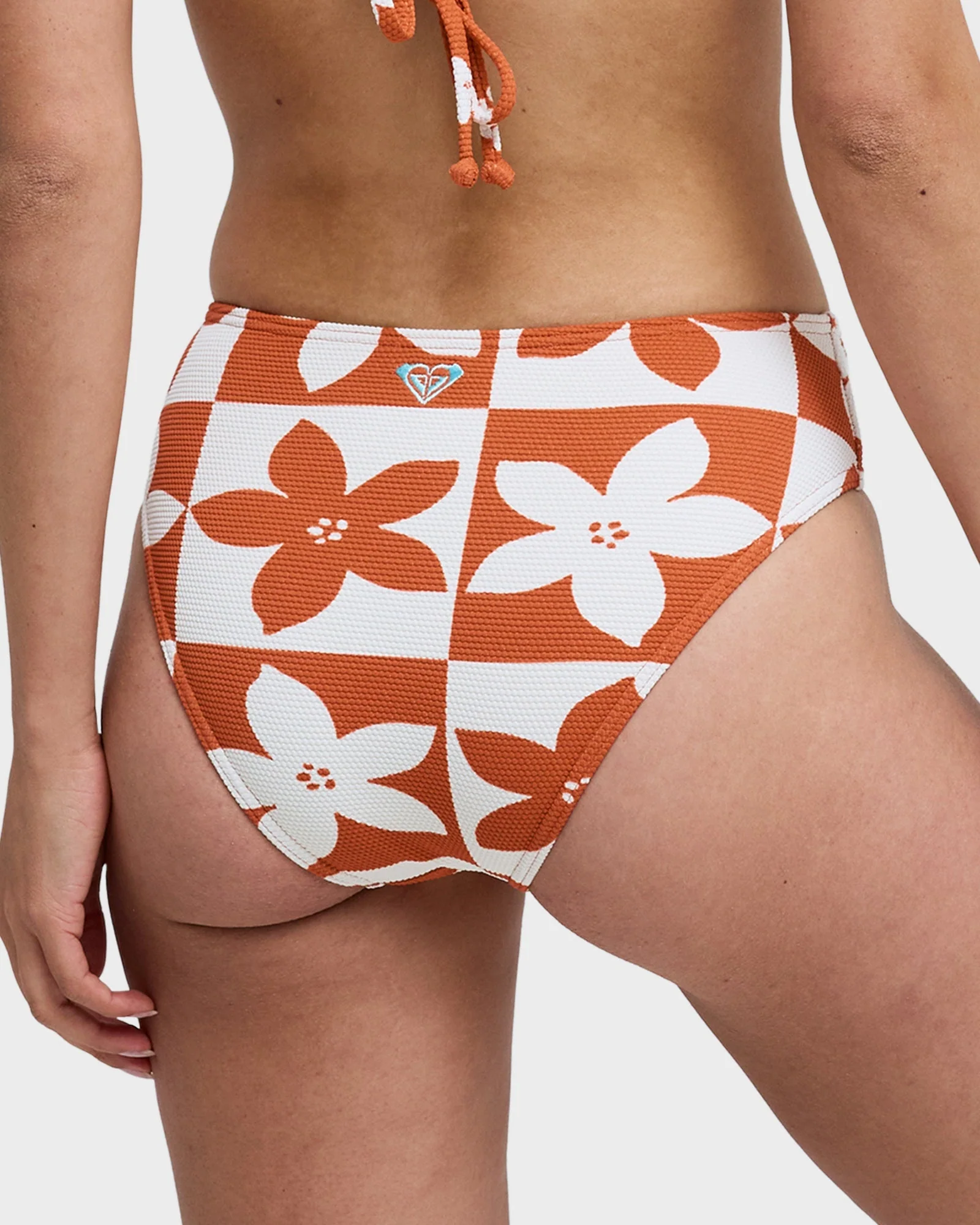 Womens Hazy Days Mid Waist Classic Bikini Bottom - Image 2