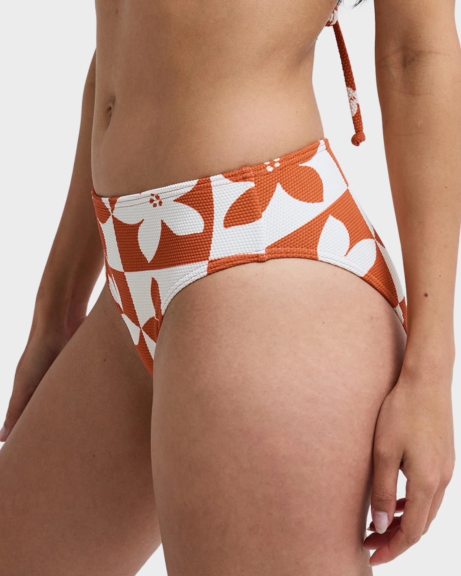 Womens Hazy Days Mid Waist Classic Bikini Bottom - Image 3