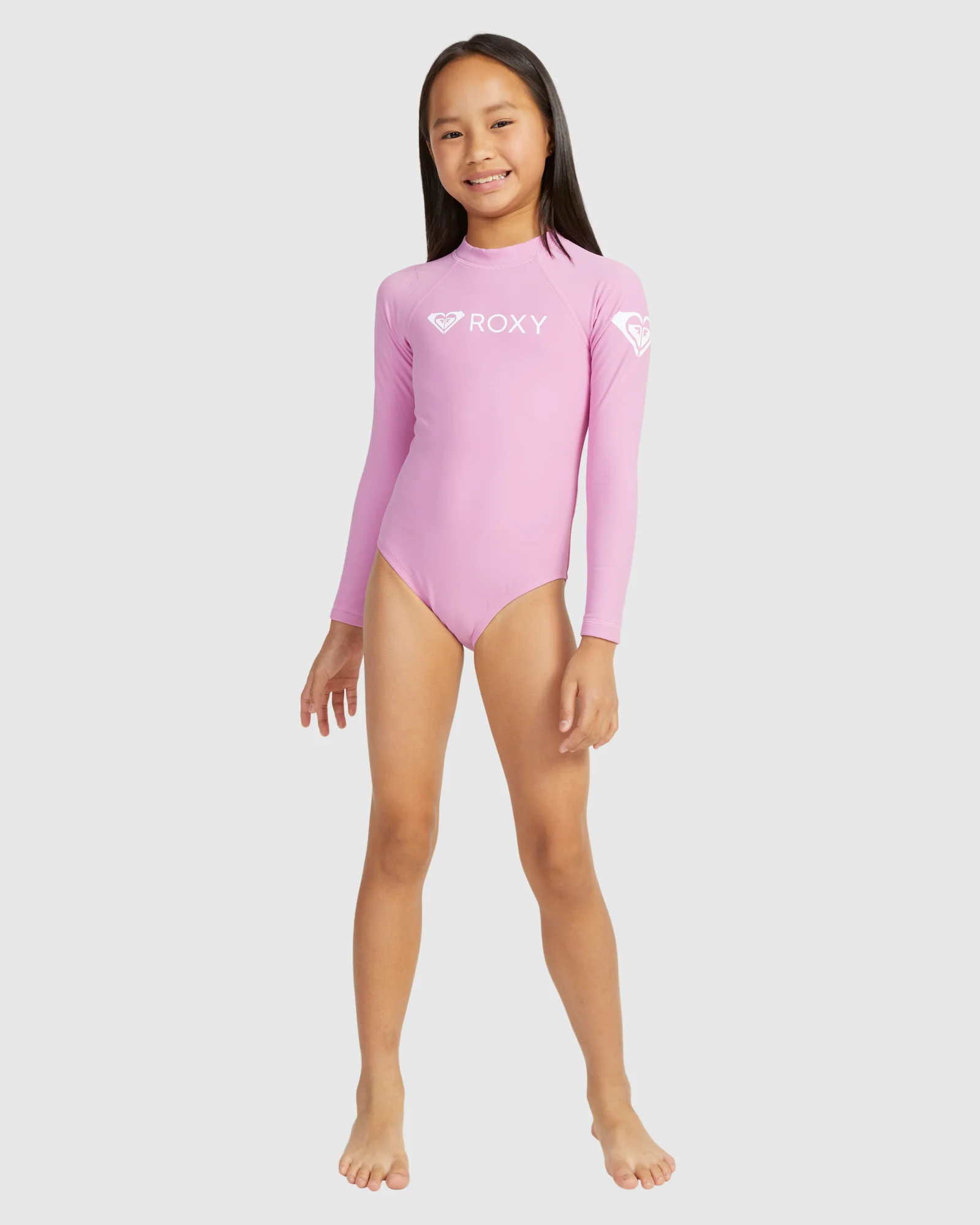 Girls Heater Ls Onesie Rashguard - Image 5