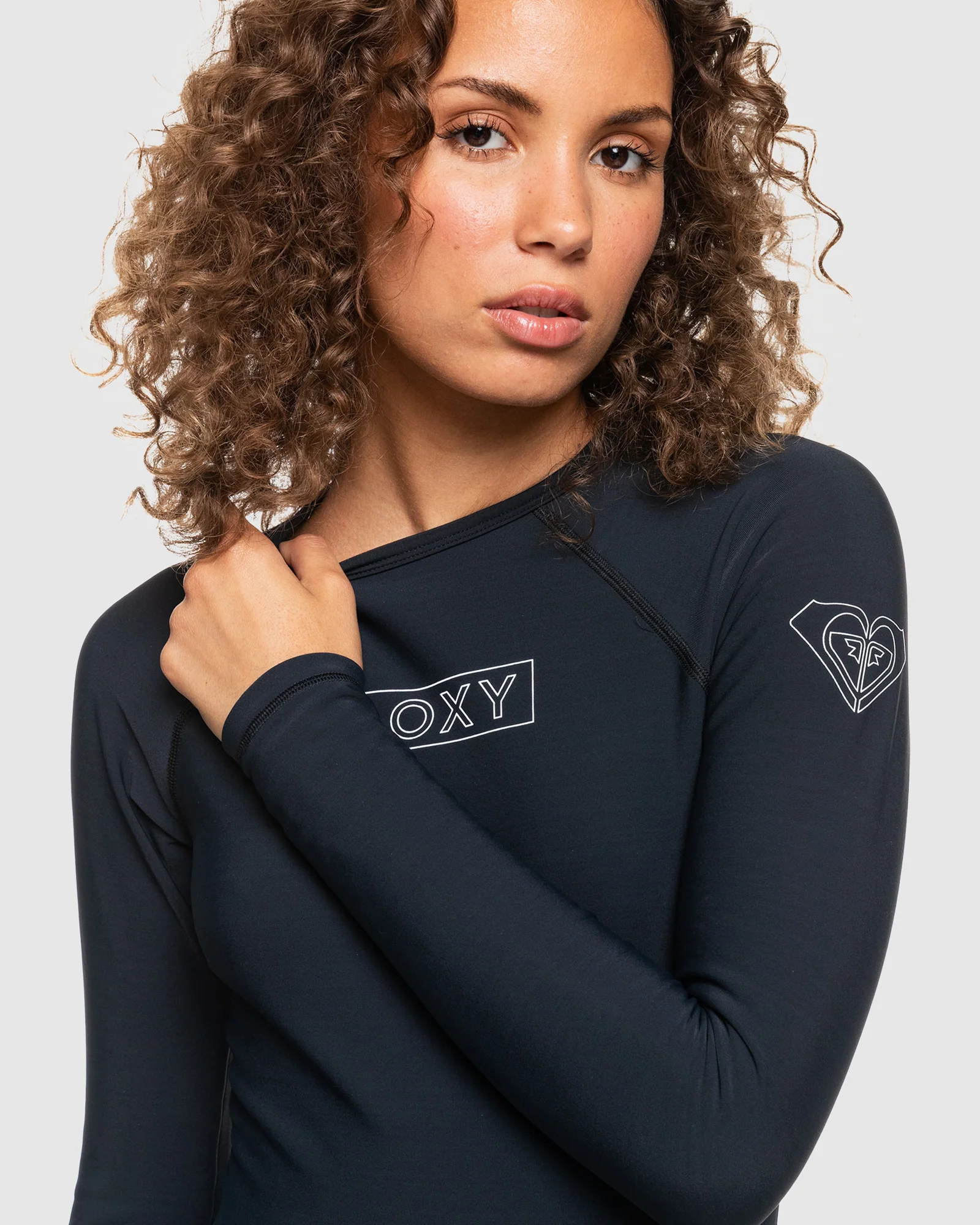 Womens Heater One Piece Rash Vest - Image 4