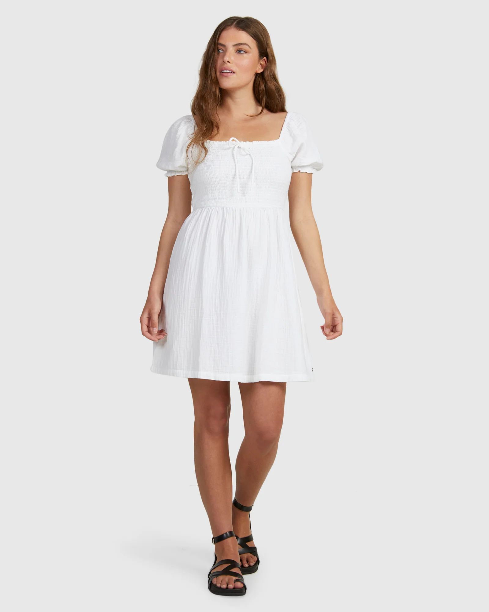 Womens Hello Mini Again Dress - Image 5