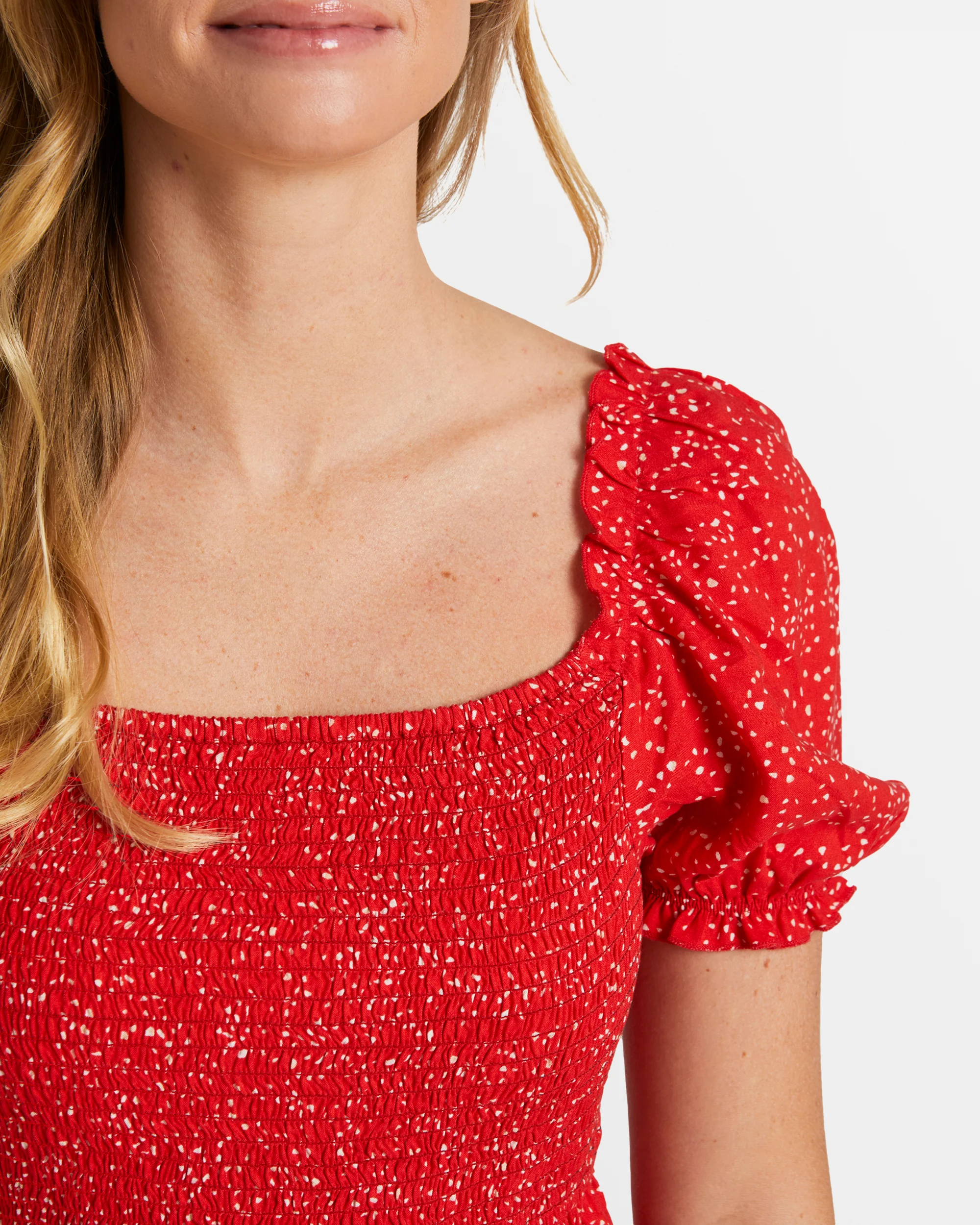 Womens Hello Petal Mini Dress - Image 4