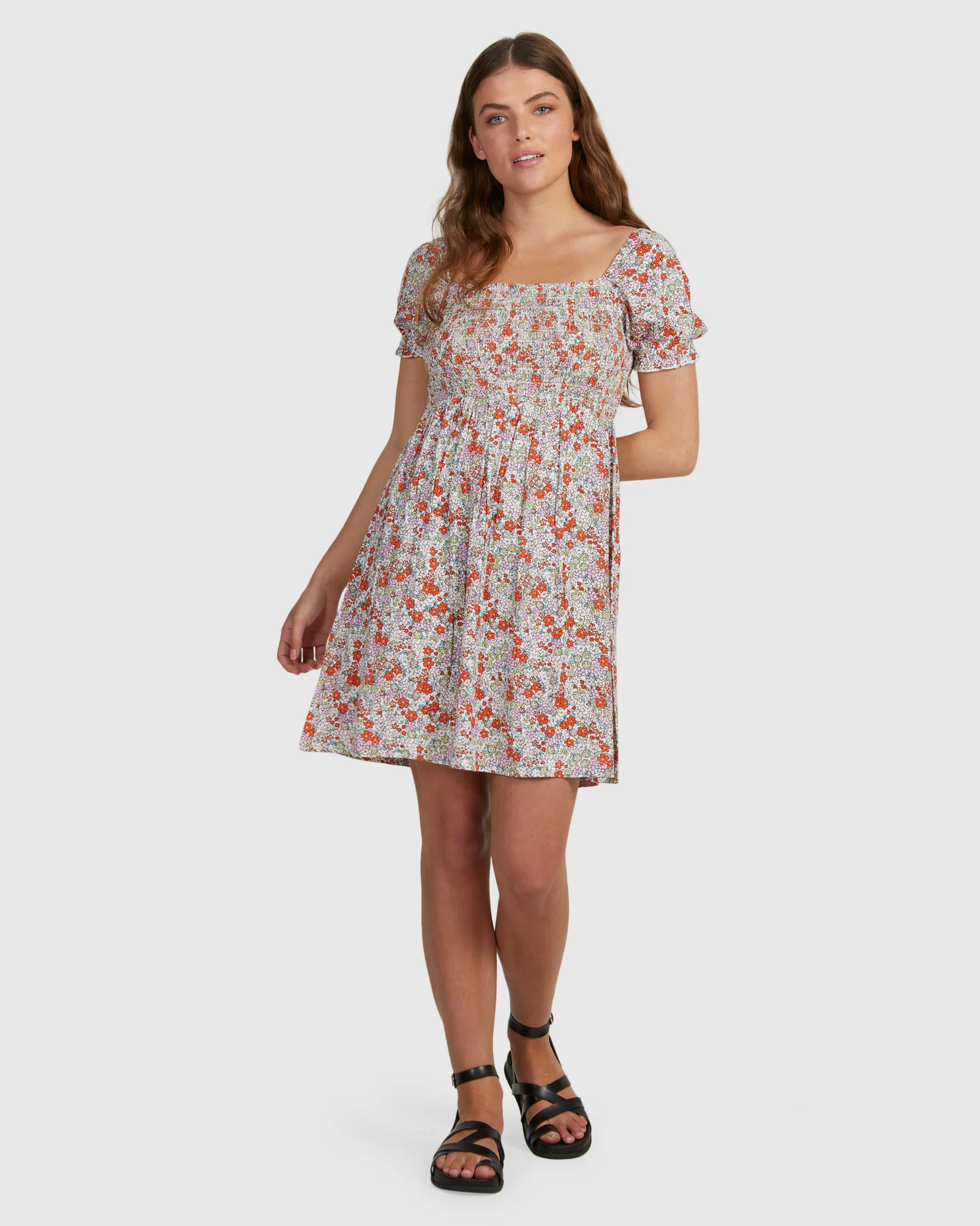 Womens Hello Petal Mini Dress - Image 5