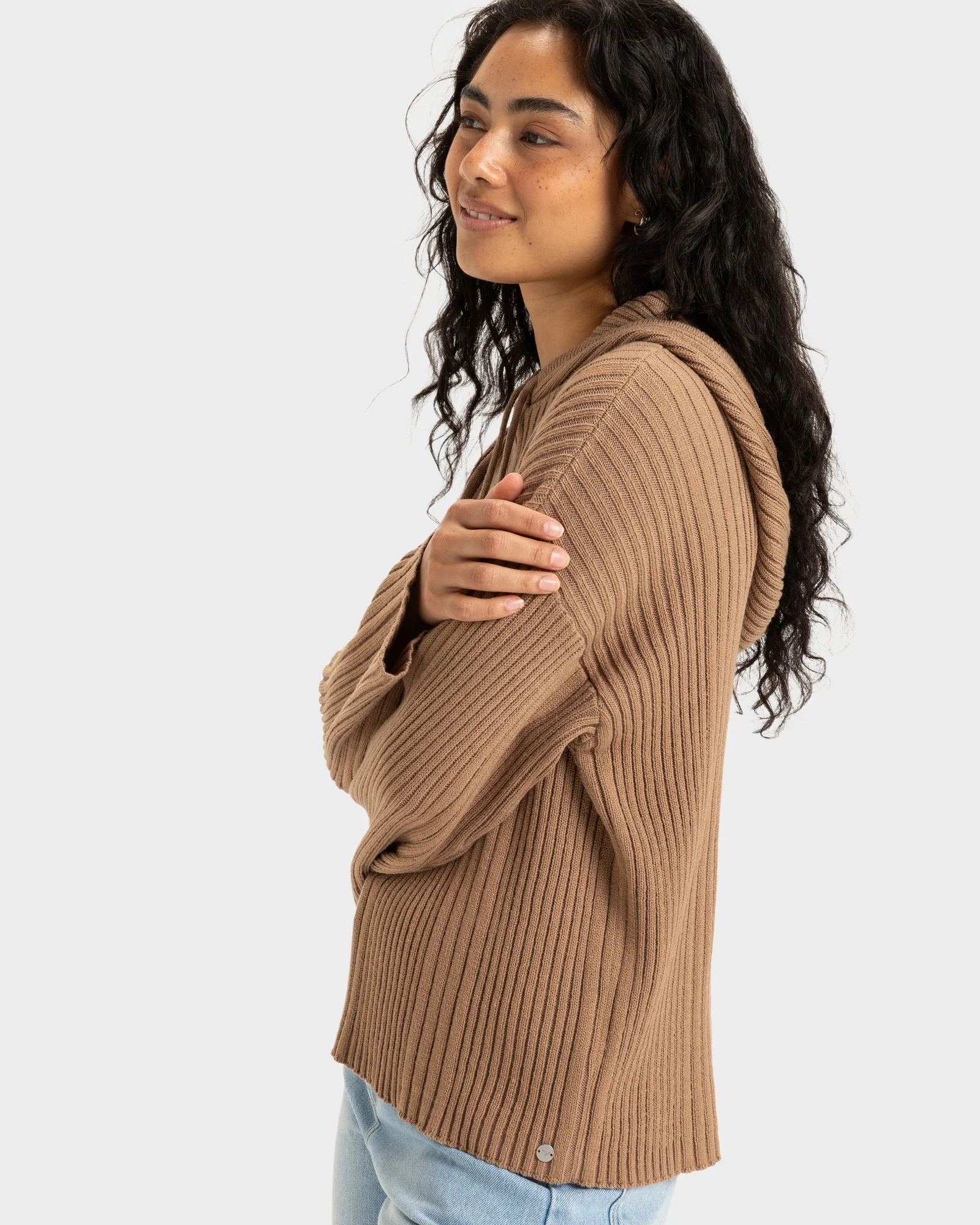 Womens Here We Glow Knitted Jumper - Image 2