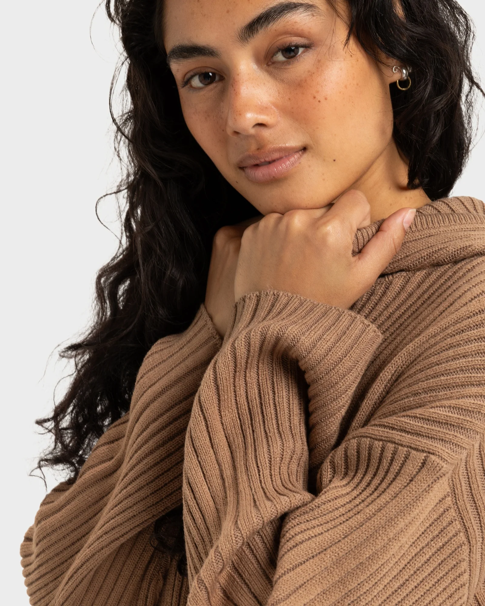 Womens Here We Glow Knitted Jumper - Image 4