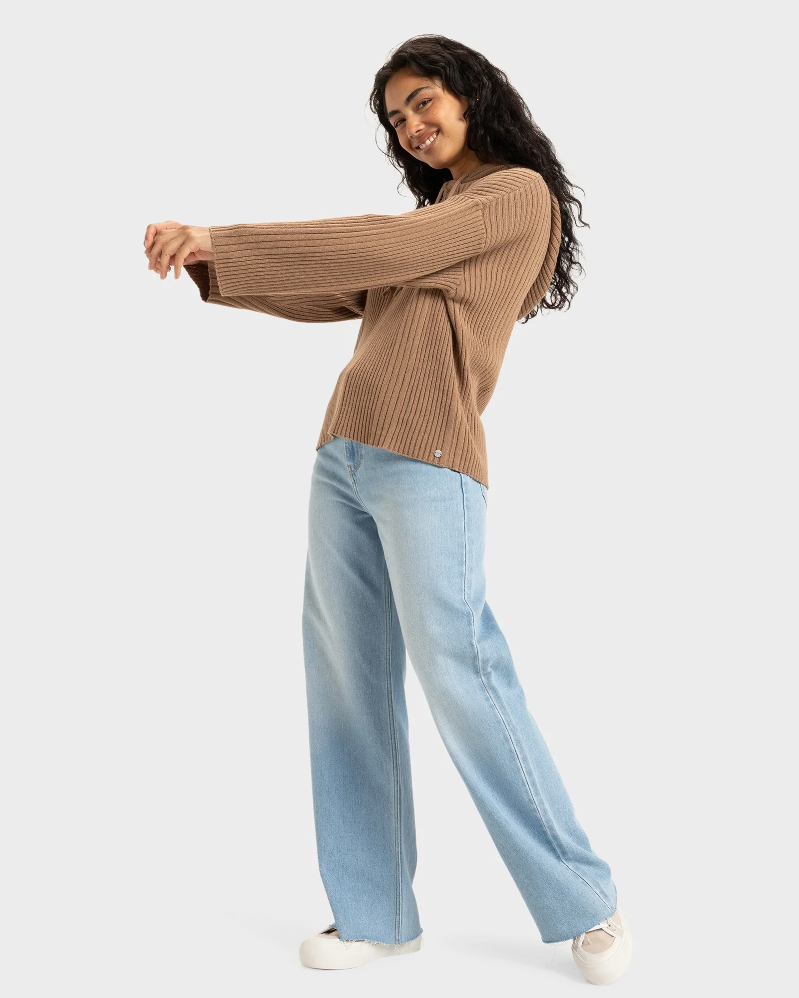 Womens Here We Glow Knitted Jumper - Image 5