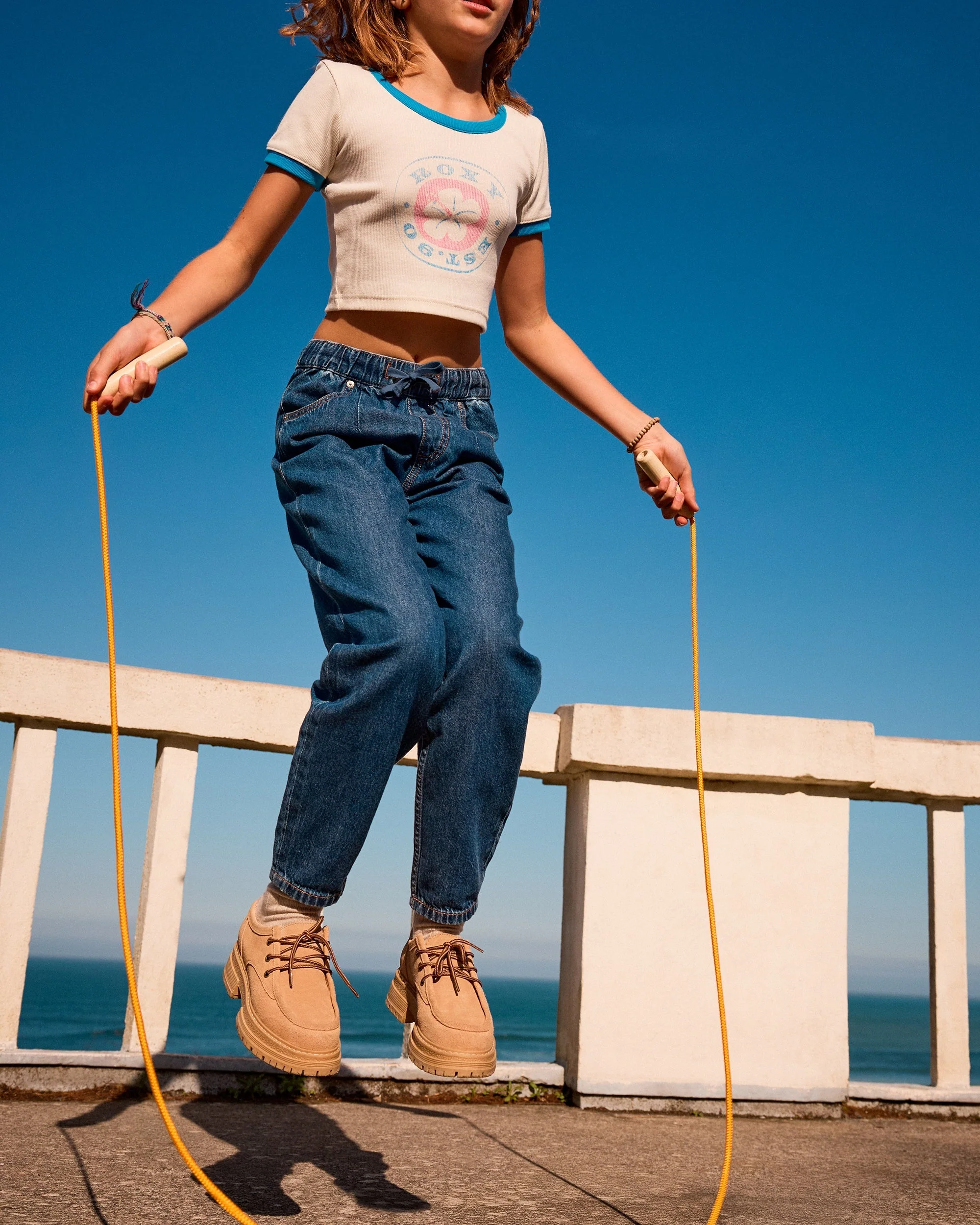 Girls 8-16 Hey Yeah Crop Top - Image 4