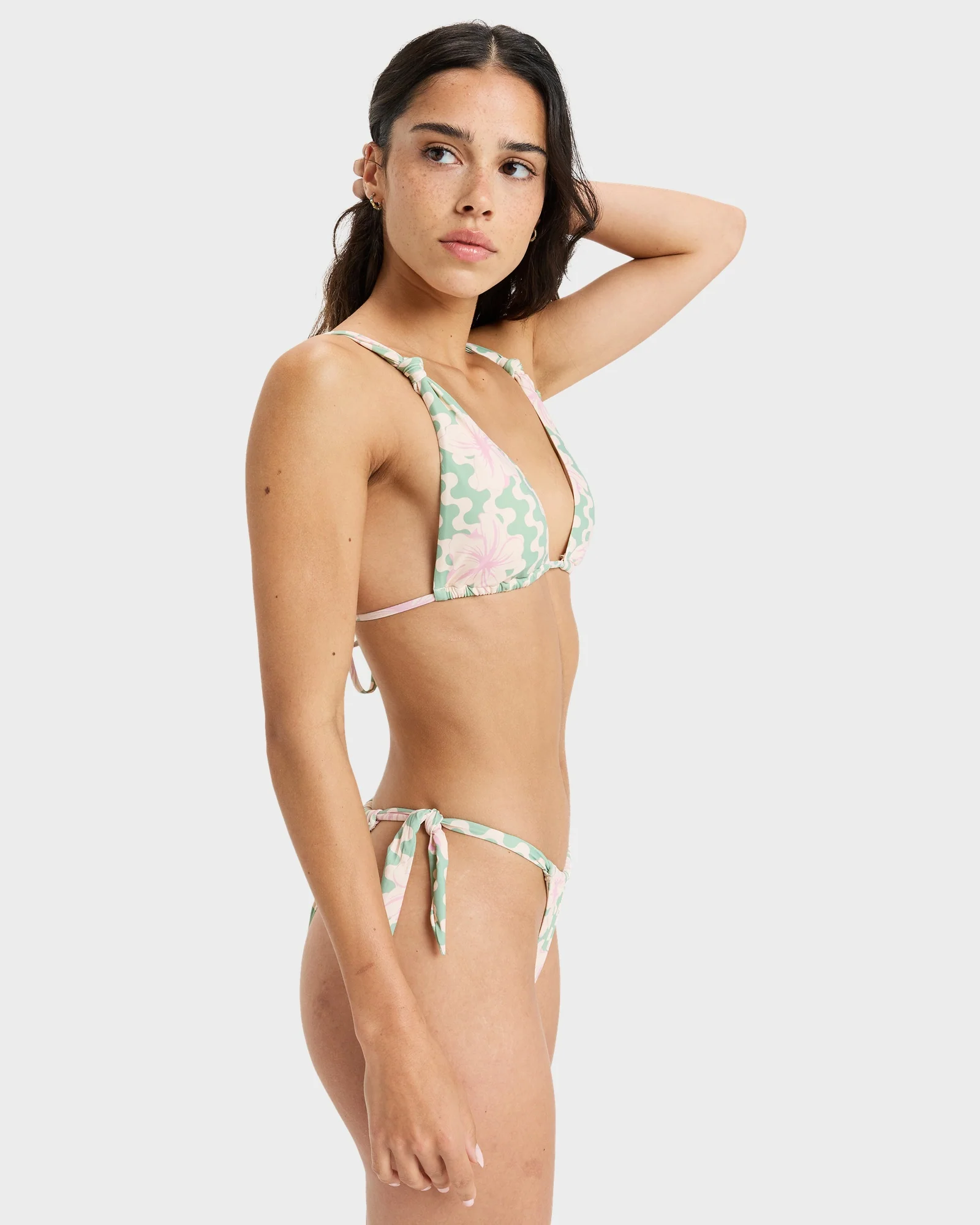 Womens Hibiscus Daze Moderate Bikini Bottom - Image 3