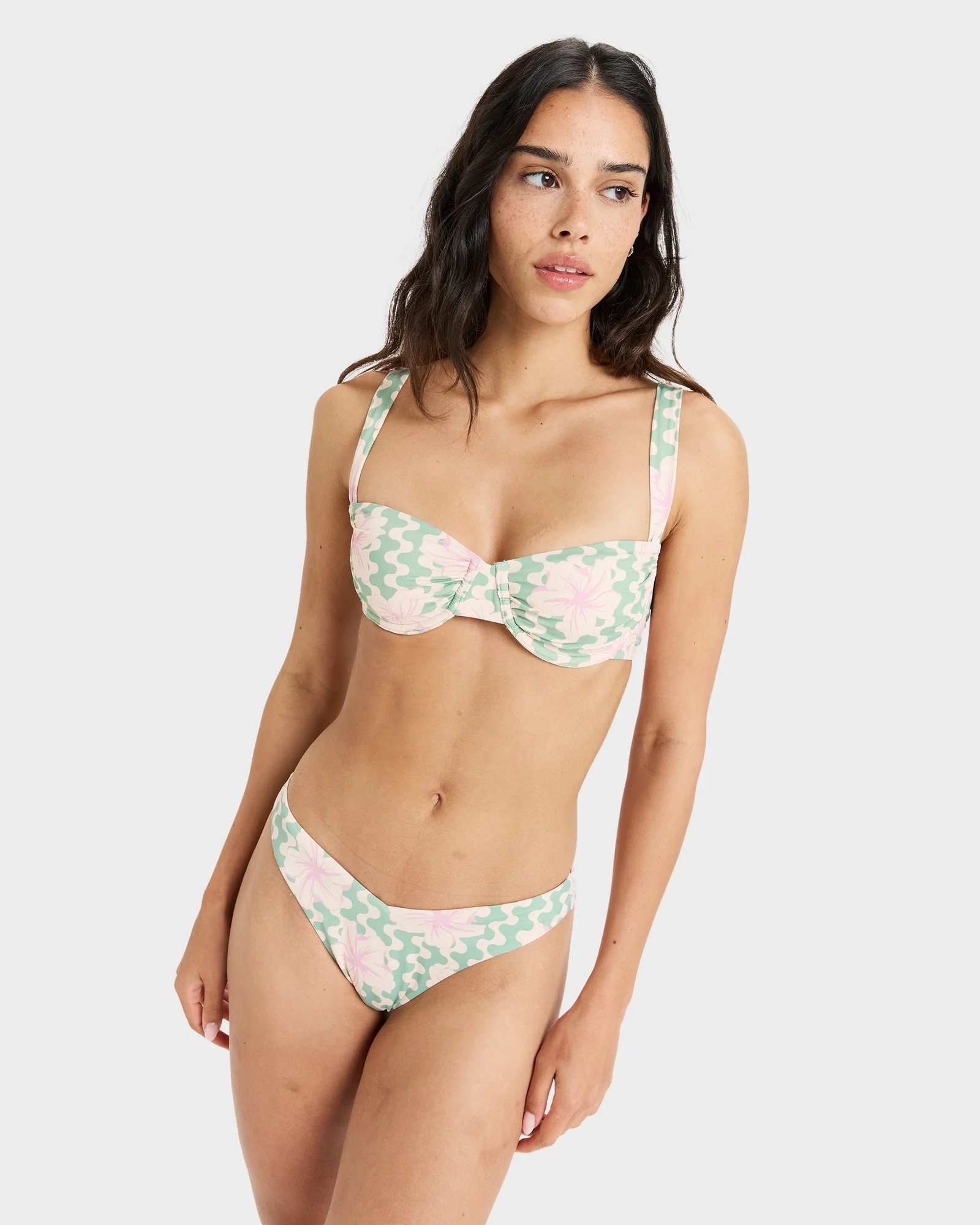 Womens Hibiscus Daze Underwire Bikini Top - Image 6