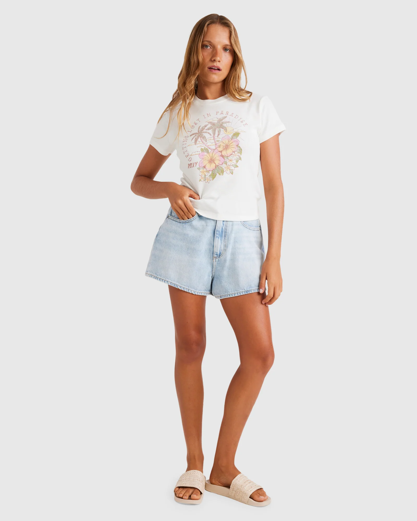 Womens Hibiscus Paradise Tank Top - Image 5
