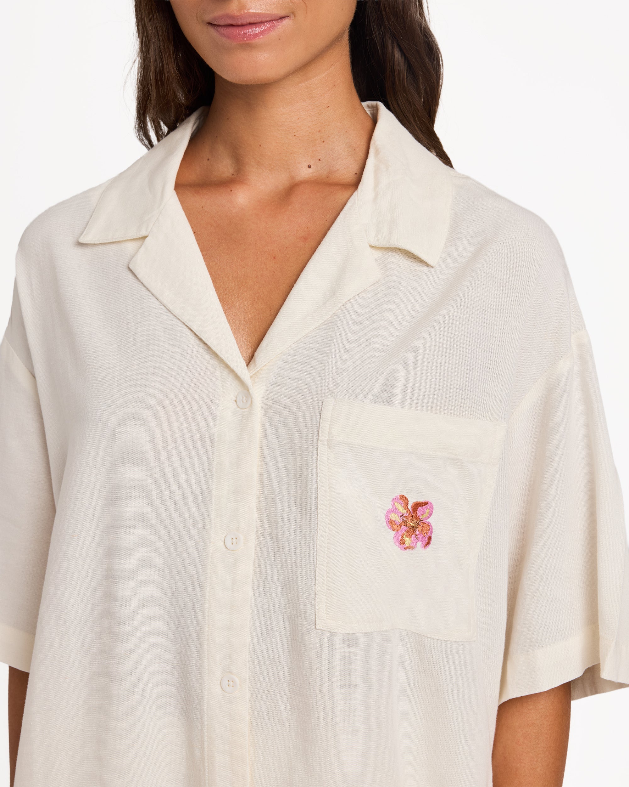 Womens Hibiscus Shirt - Image 4