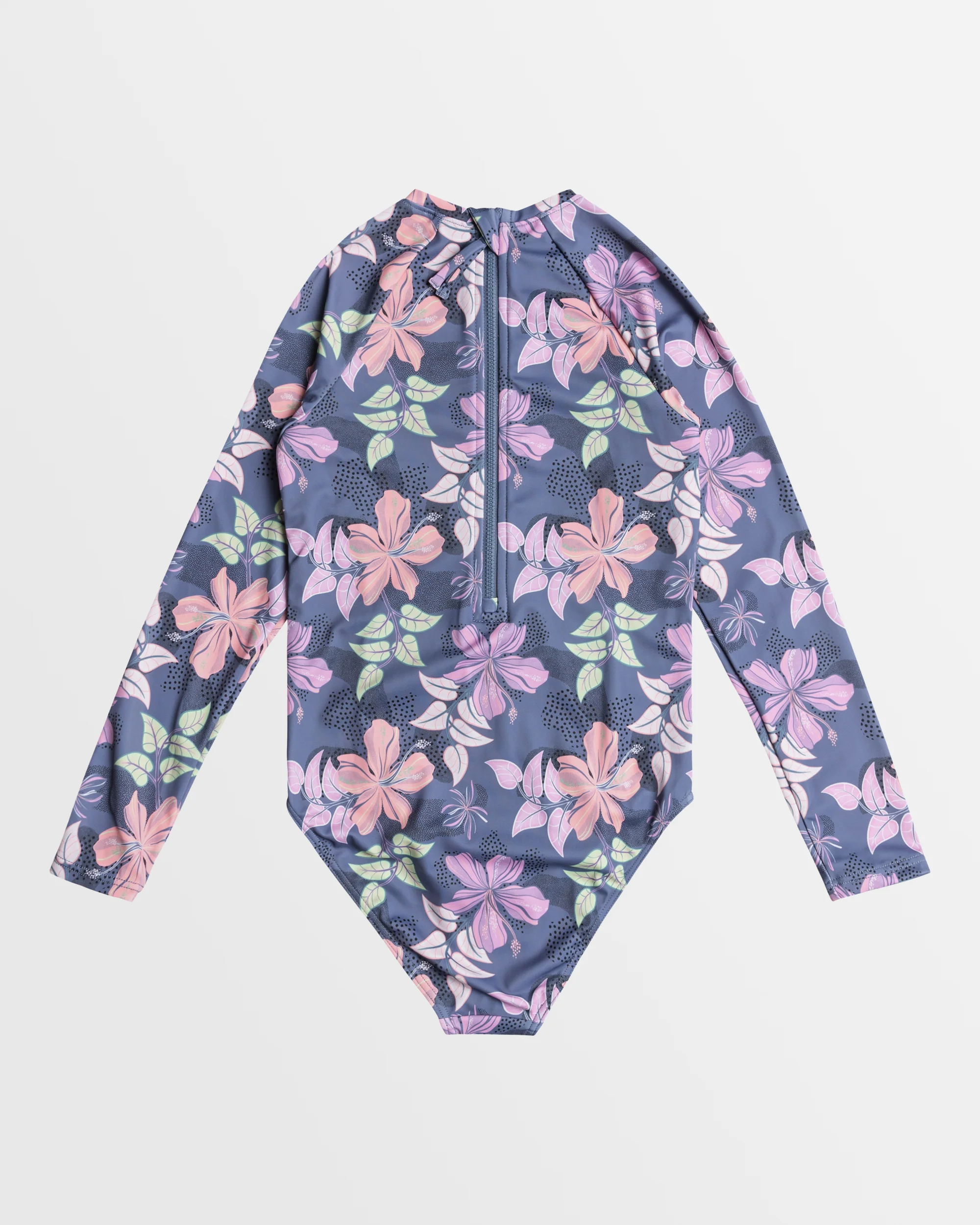 Girls 8-16 Hidden Garden Long Sleeve One Piece Rash Vest - Image 2