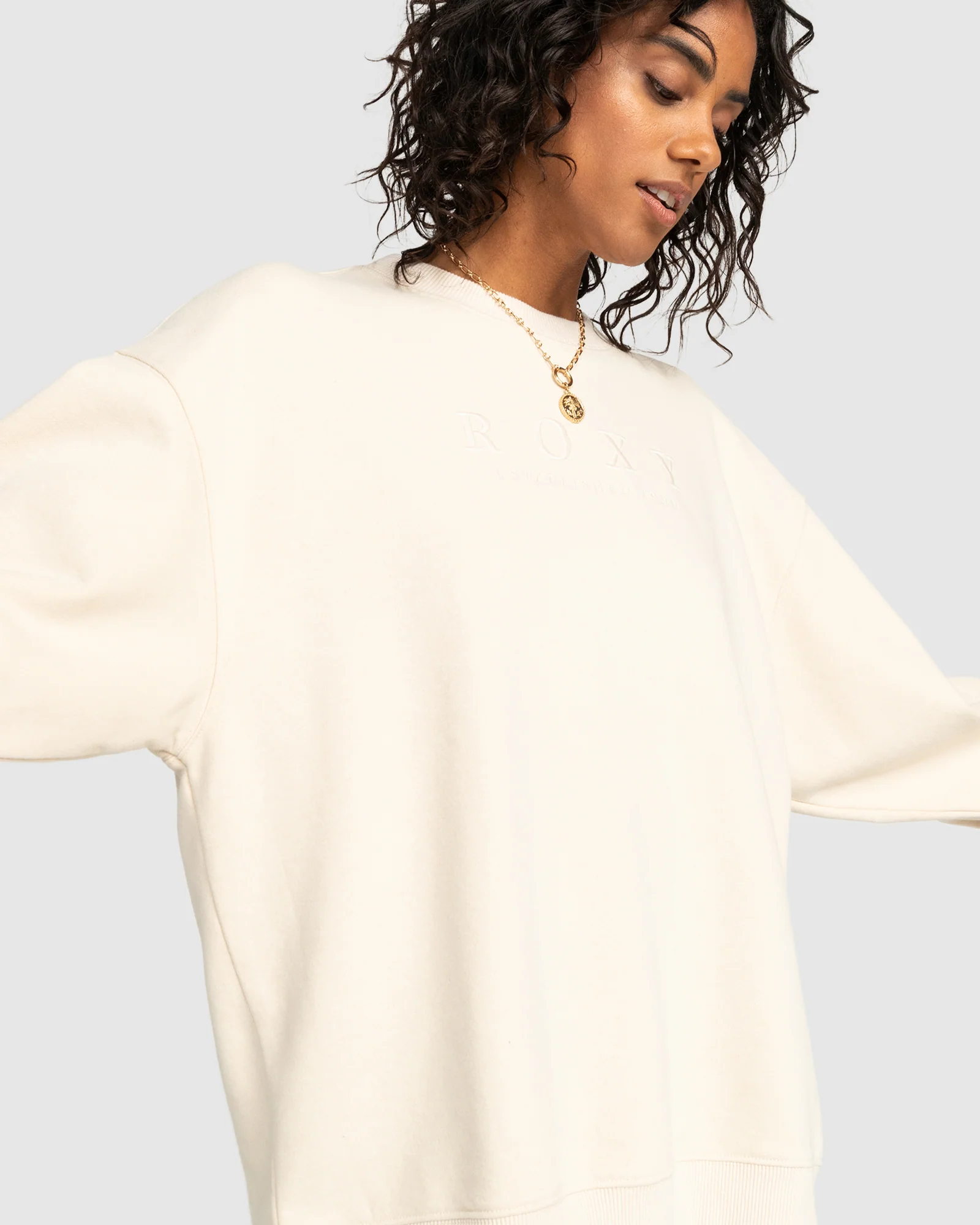 Womens In Morning Sunrise Crew Neck Sweatshirt - Image 4