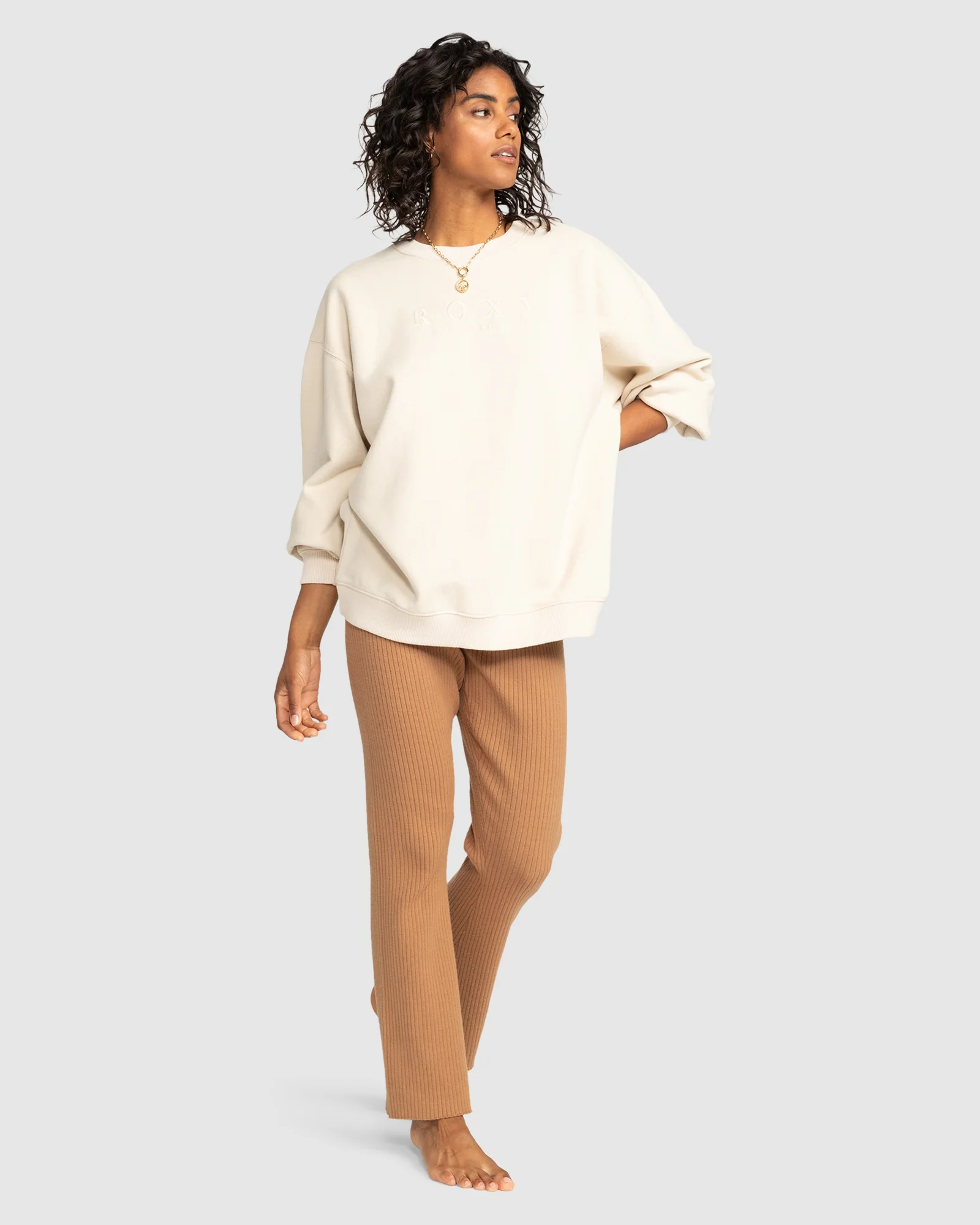 Womens In Morning Sunrise Crew Neck Sweatshirt - Image 5