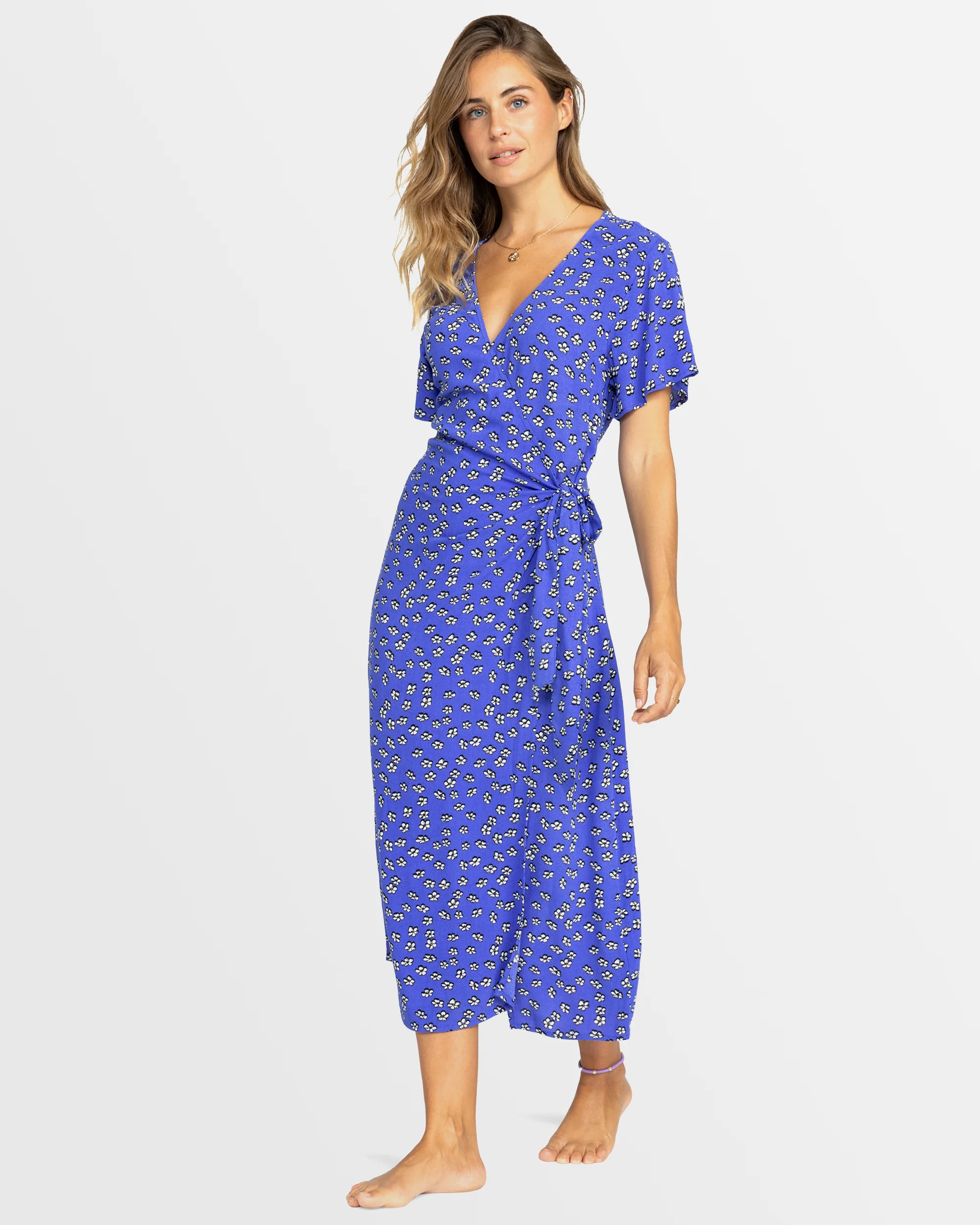 Womens Indigo Sand Midi Dress - Image 2