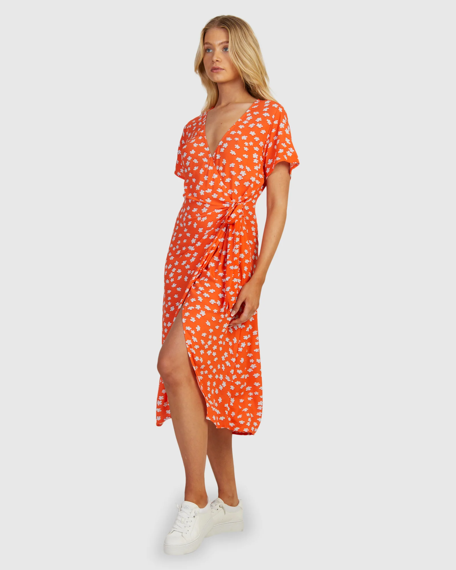 Womens Indigo Sand Wrap Dress Dress - Image 2