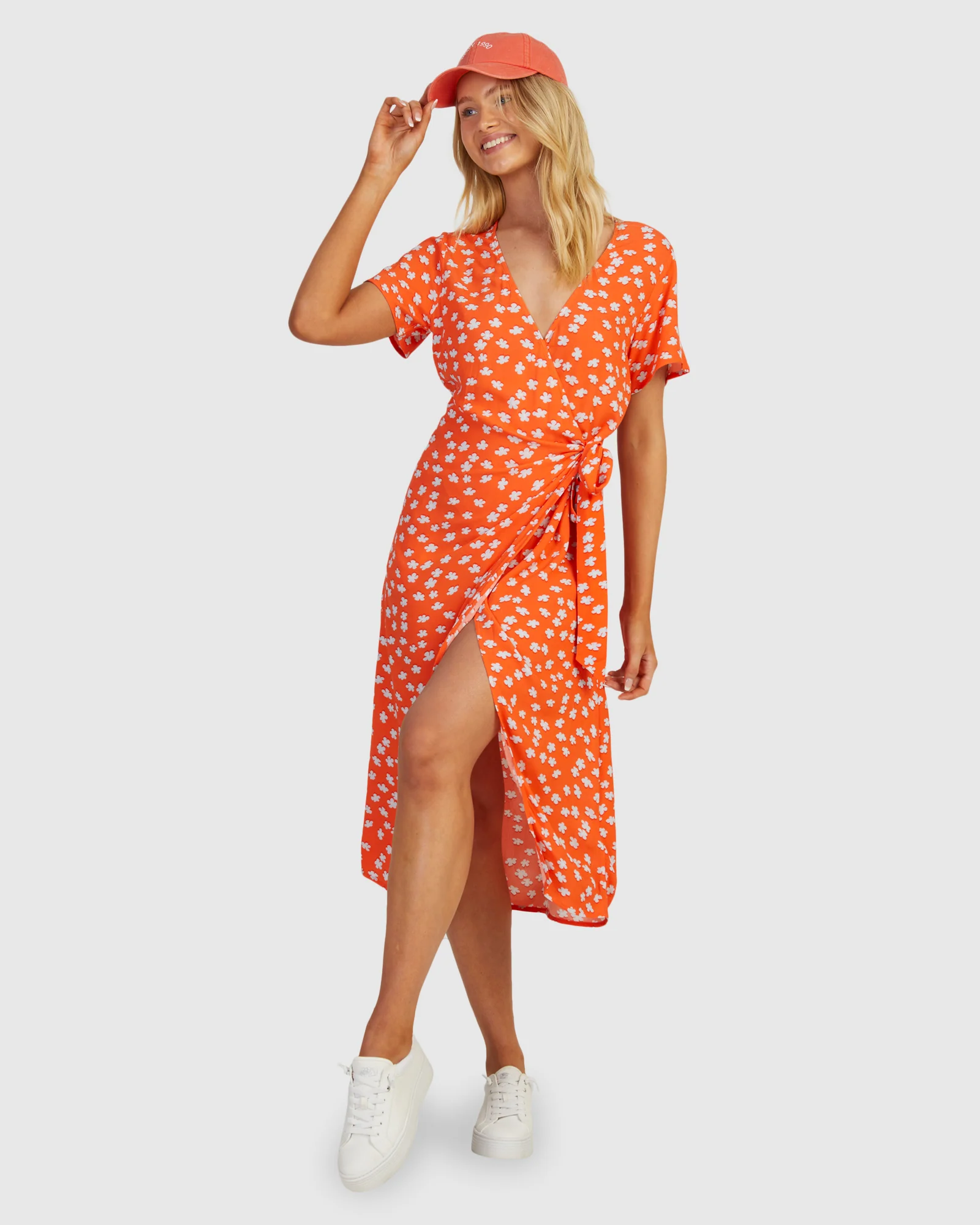 Womens Indigo Sand Wrap Dress Dress - Image 5