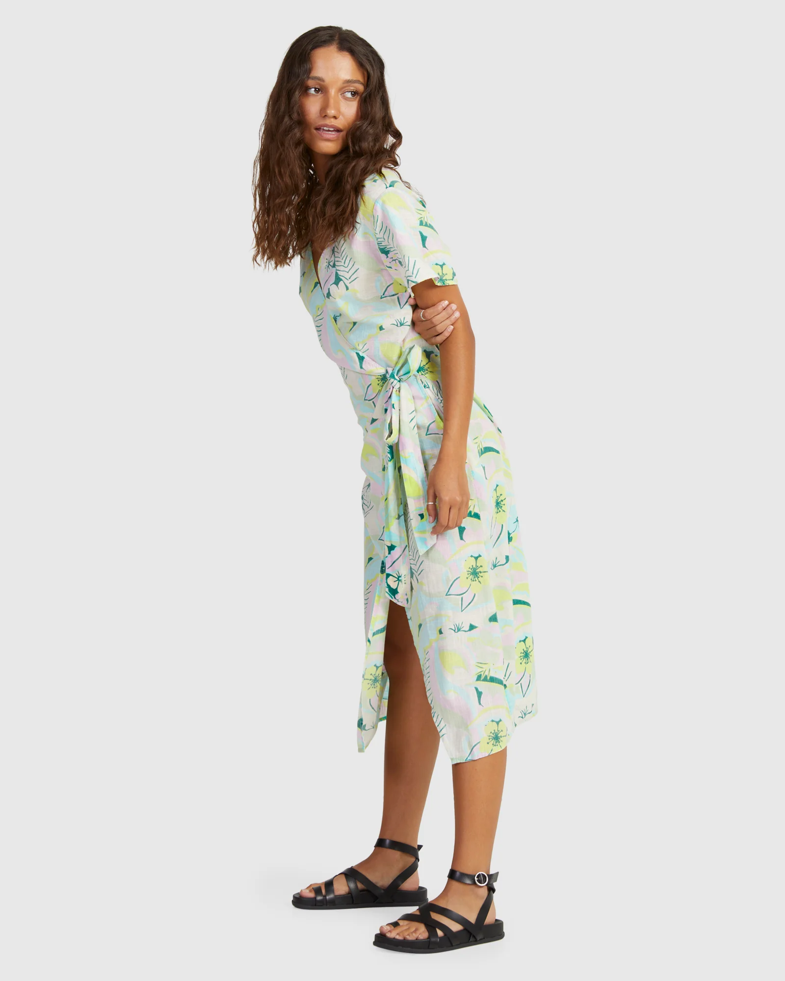 Womens Indigo Sand Wrap Ii Dress - Image 2