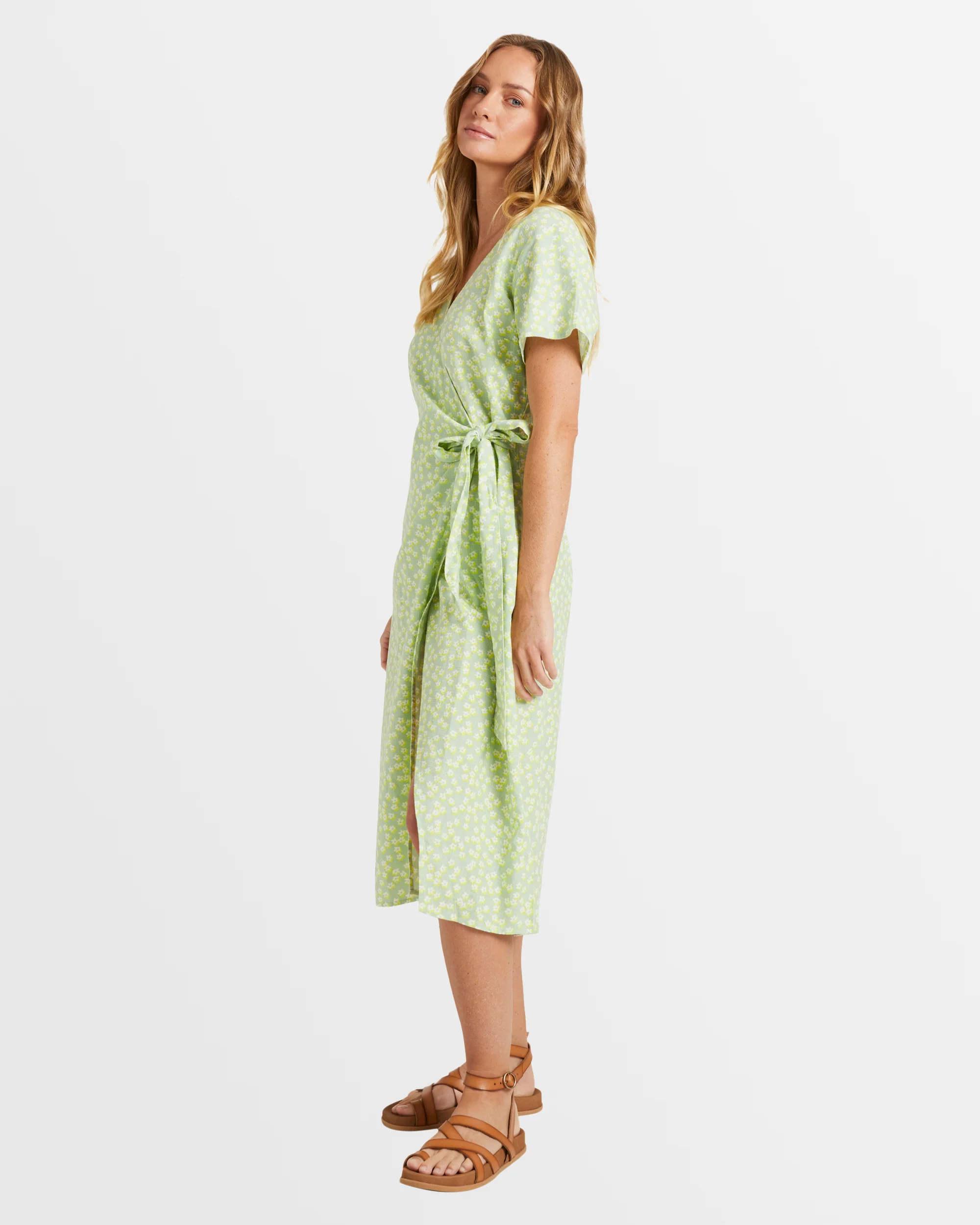 Womens Indigo Sand Wrap Ii Dress - Image 2