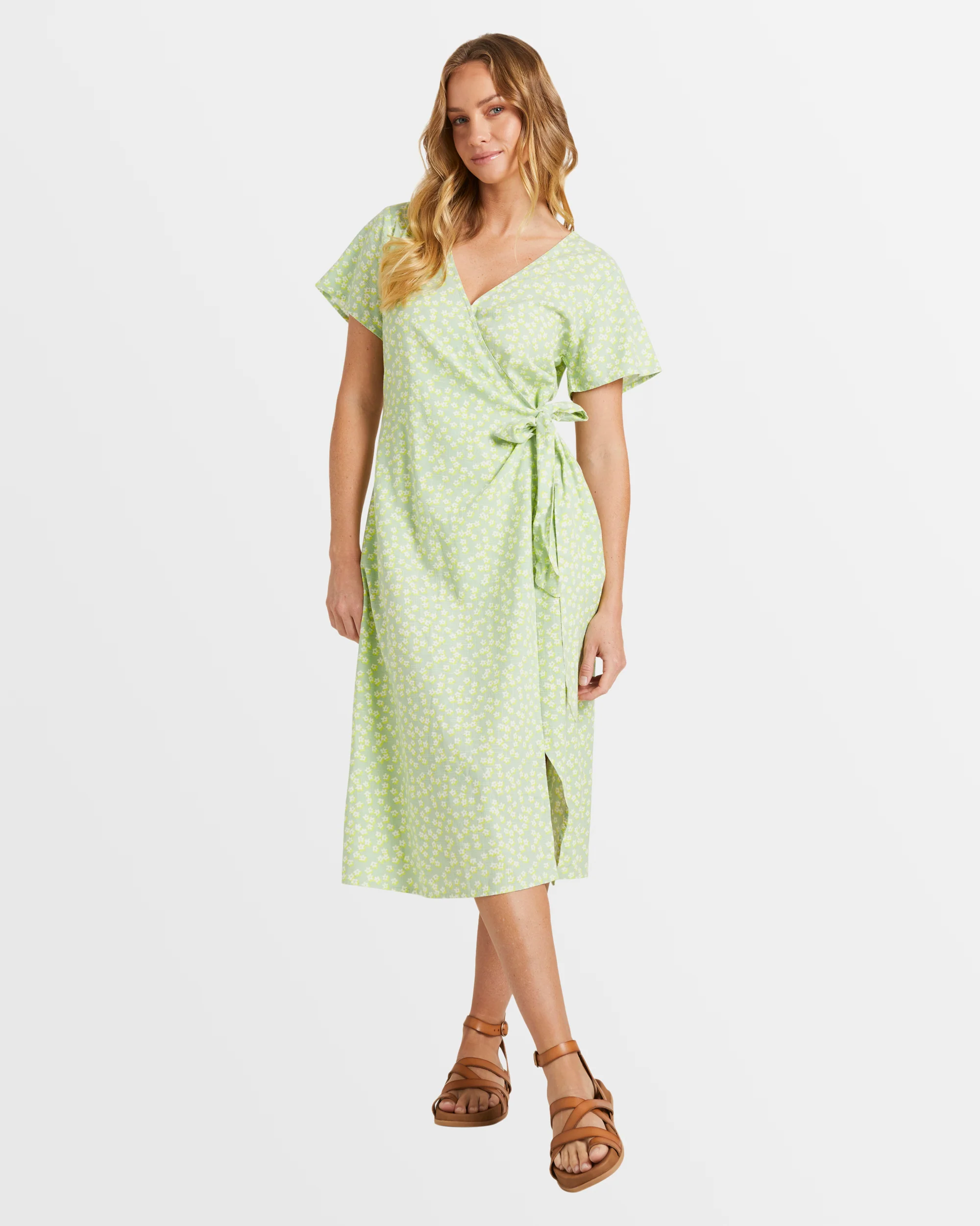 Womens Indigo Sand Wrap Ii Dress - Image 5