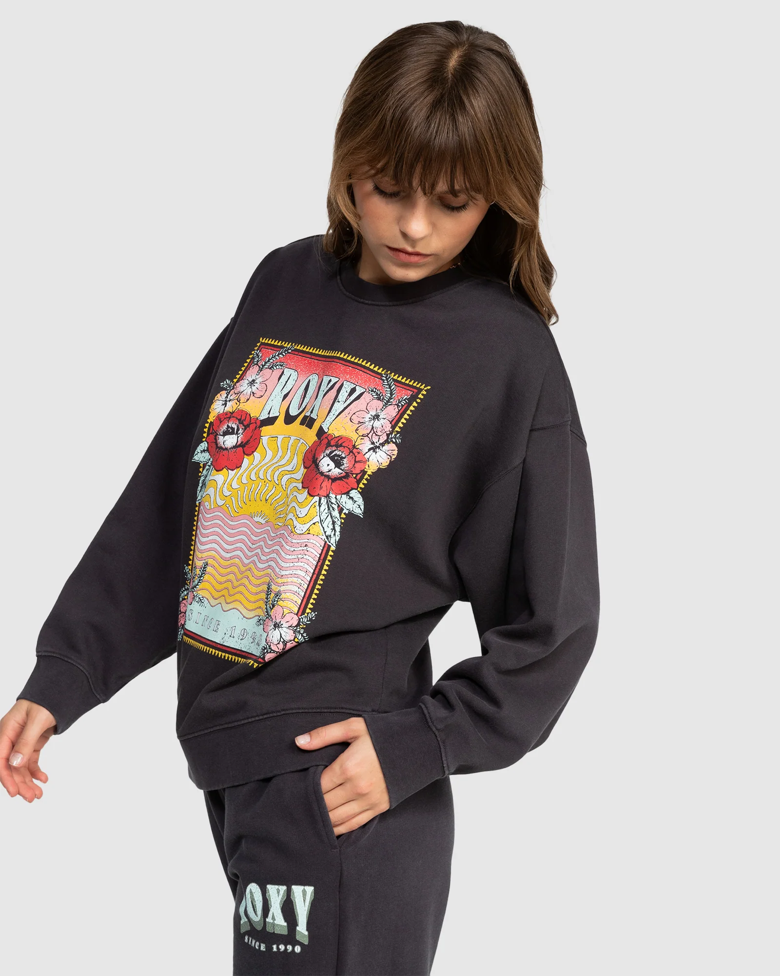 Womens Into The Night Crew Neck Sweatshirt - Image 2