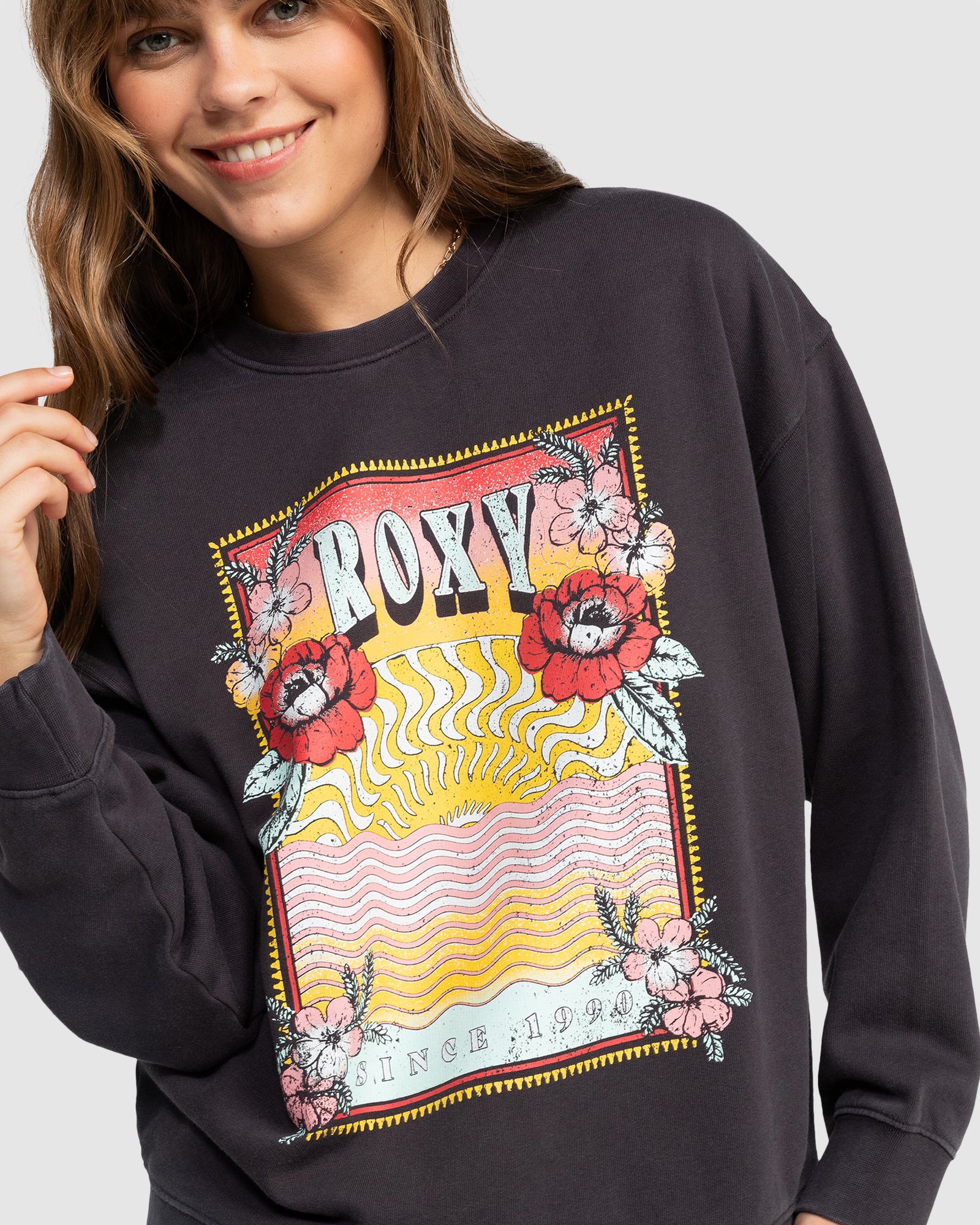 Womens Into The Night Crew Neck Sweatshirt - Image 4