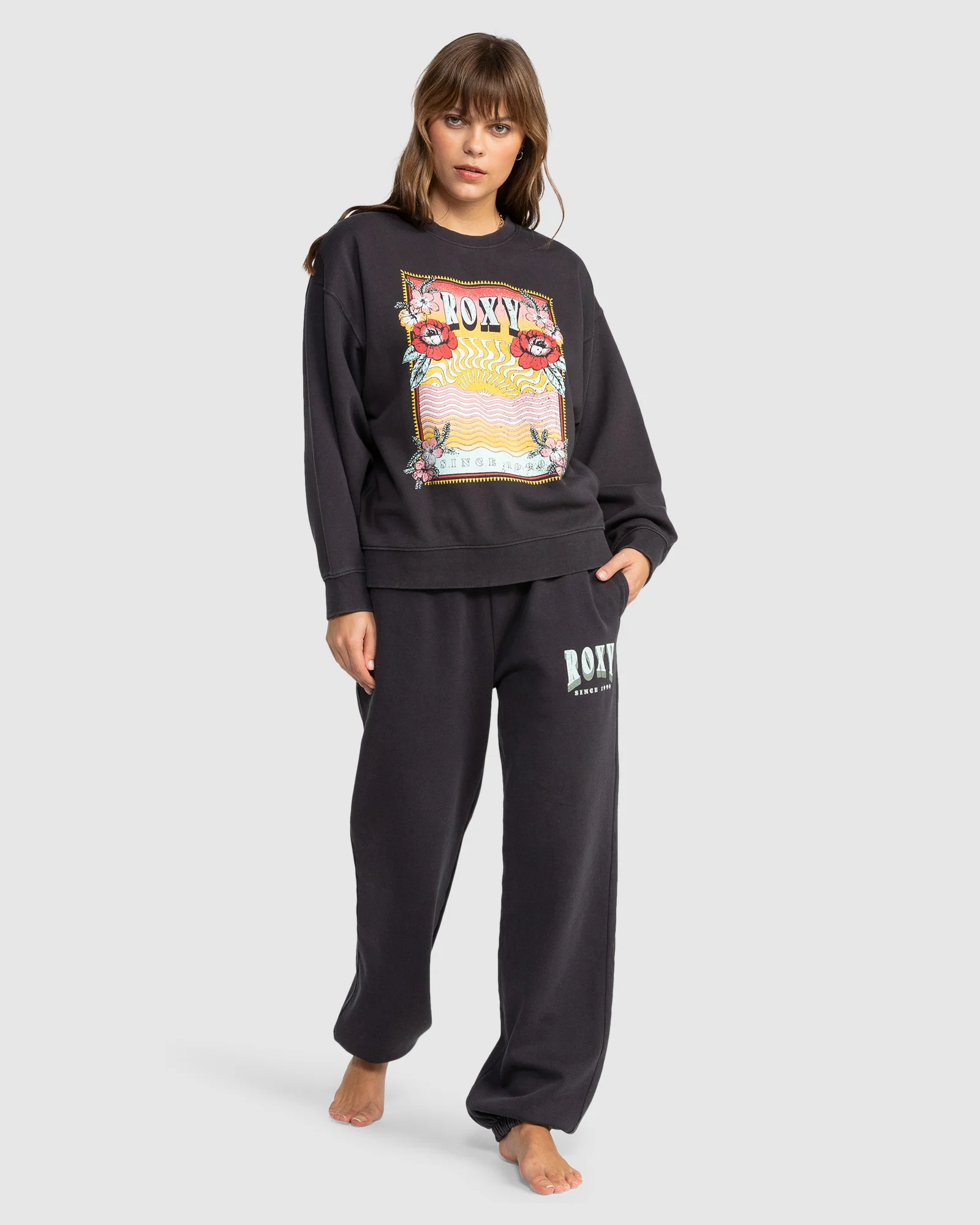 Womens Into The Night Crew Neck Sweatshirt - Image 5